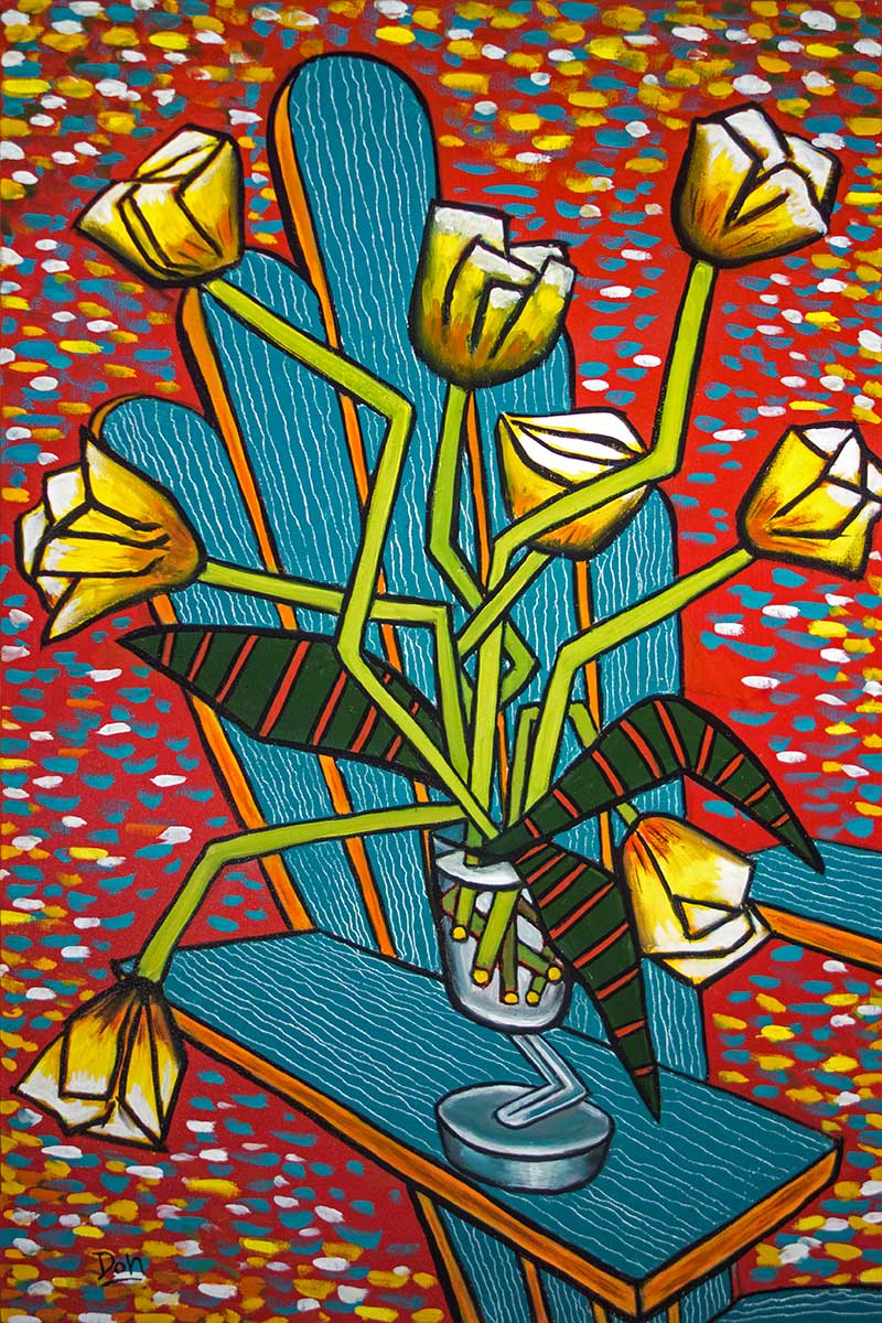 "Adirondack" 36" x 24" acrylic on canvas