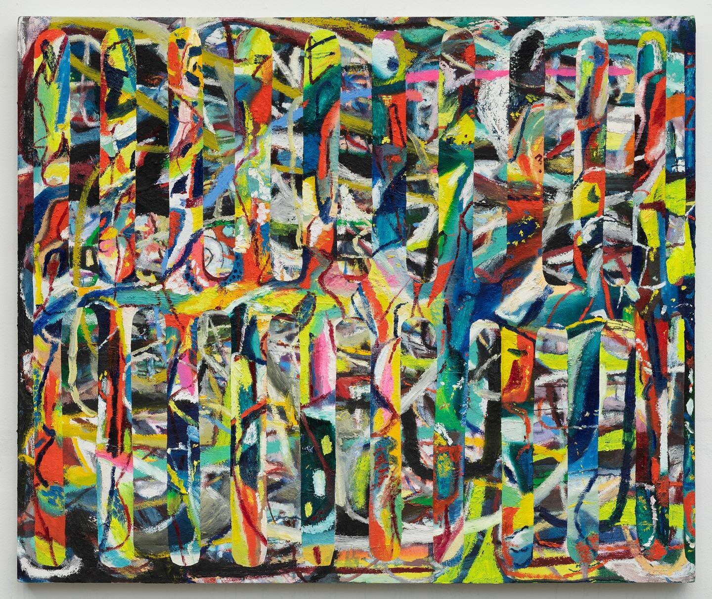 im going to post the paintings i sold @theotherartfair so far this weekend. this one is called Foreground For a Friend because @davidramis_us said this one needed a foreground but maybe he still thinks it does...
#chicagopainter #goulet