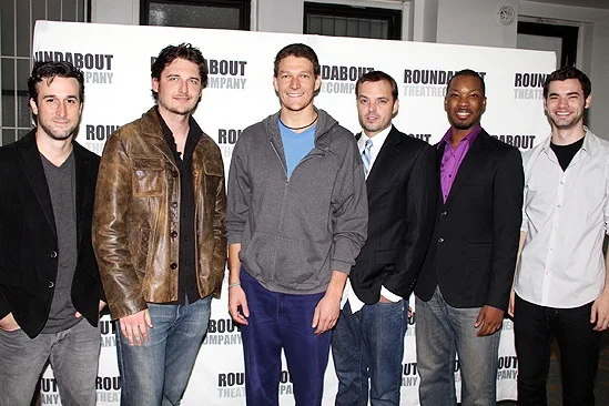 The cast of Suicide Incorporated - Roundabout Theatre Company