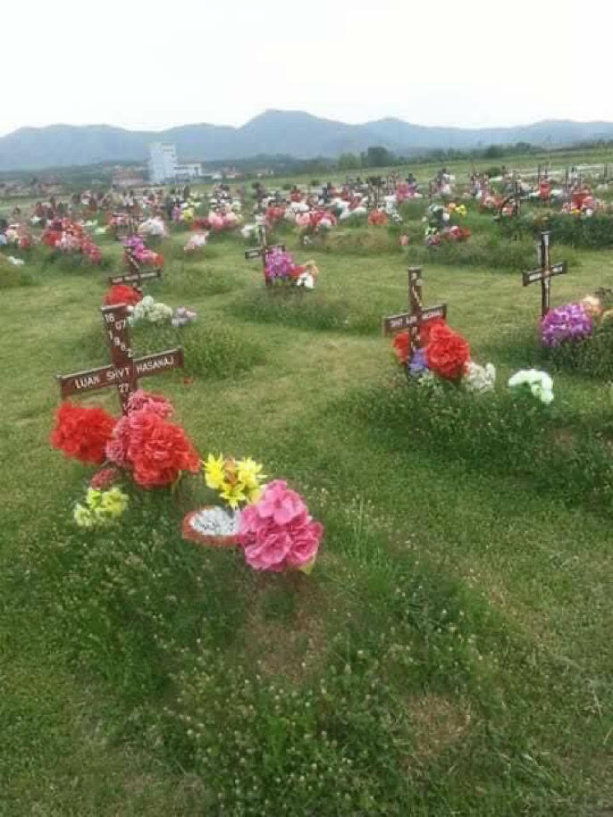 The Graves of Albanian Christians Killed During the War