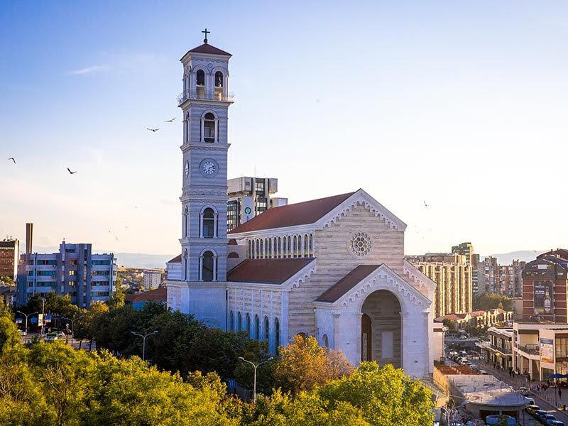 The Catholic Cathedral of Prishtina