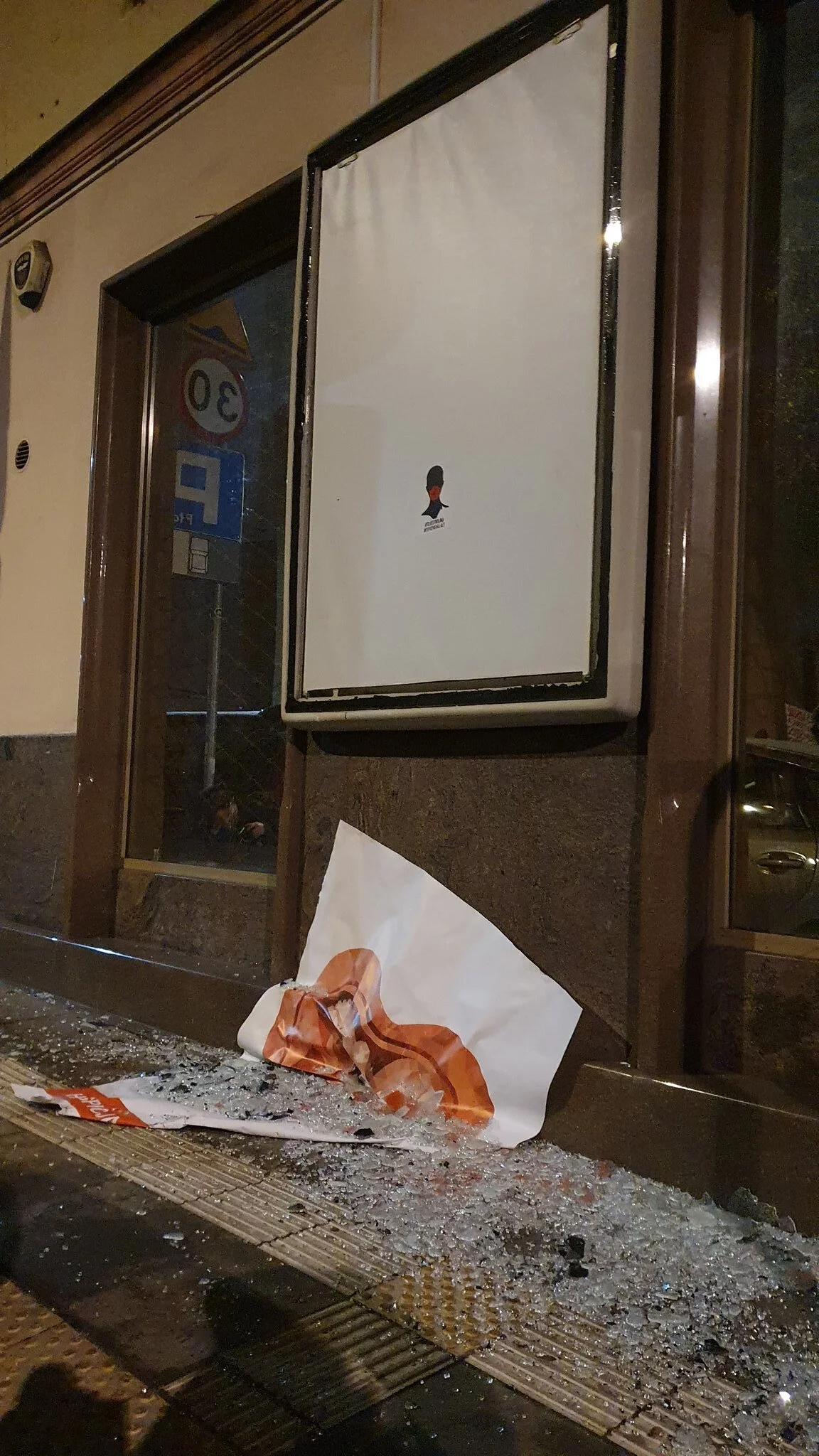 Polish Proaborts Smash up Posters of Unborn Babies