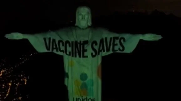 Pro Abortion Group Puts Message On Christ The Redeemer Catholic Arena