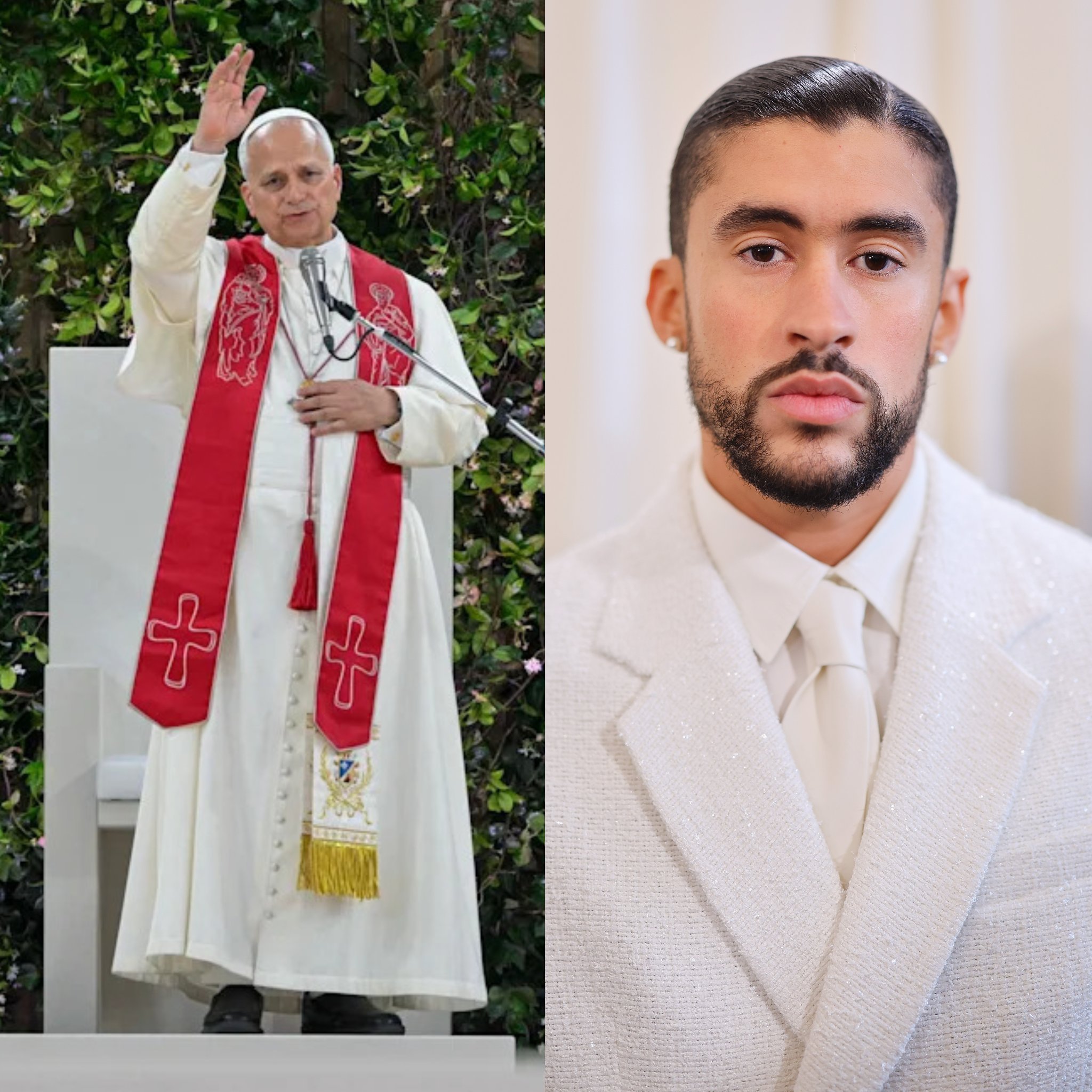 Pope Leo XIV meets with Bad Bunny in Madrid