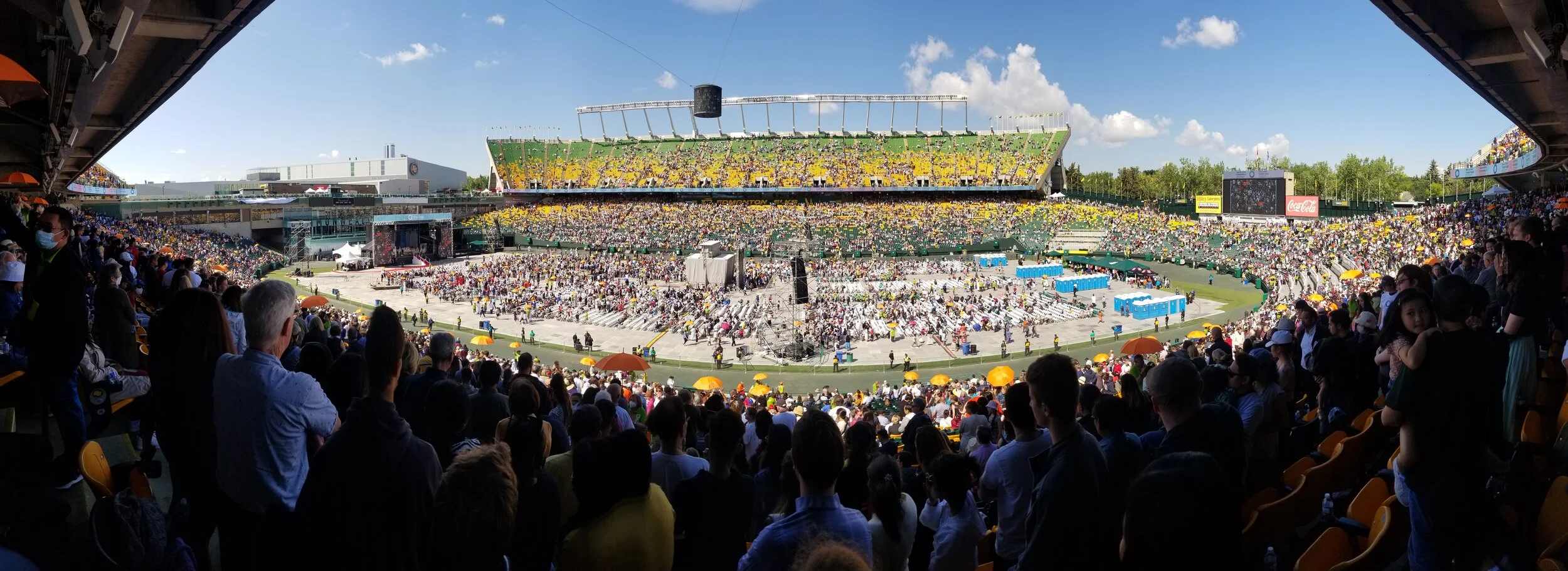 (Papal Mass, Commonwealth Stadium, Edmonton. July 2022)