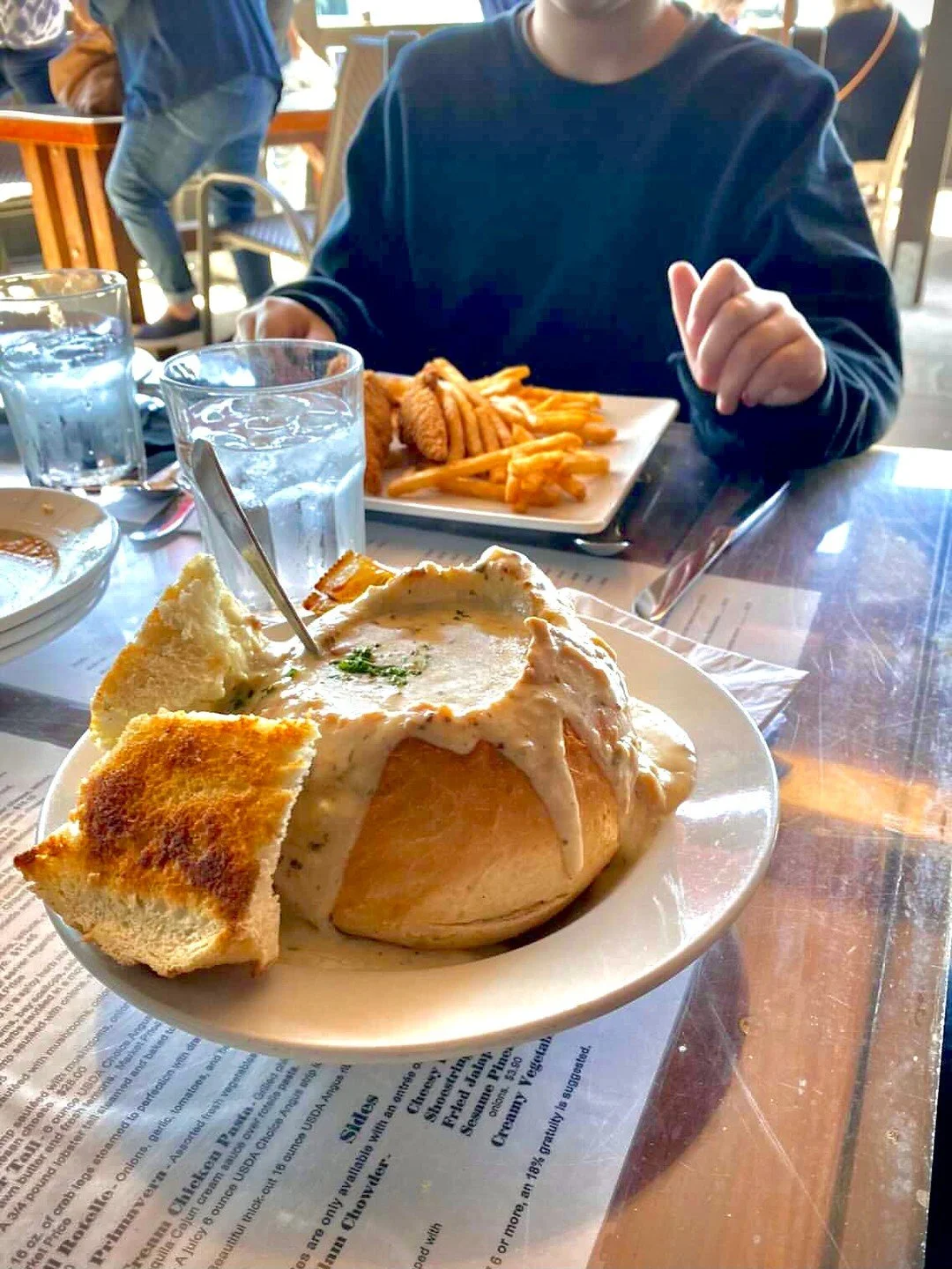 The chill in the air can only mean one thing... 👀 

Moonstone Chowder 🤍🥣 

Creamy, cozy, and served in our signature sourdough round, it&rsquo;s soup-season perfection! 😋

We re-open on December 26th at 11am, come claim your chowder! 🥰