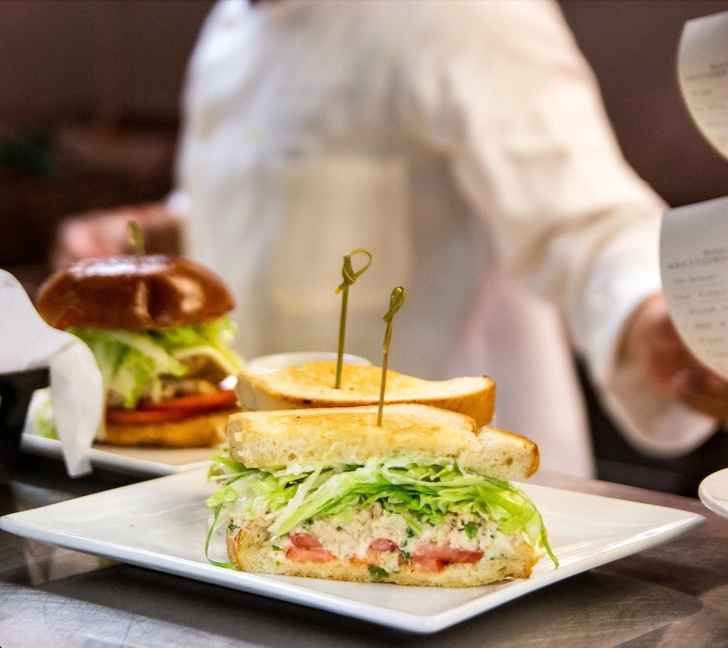 Spring in Cambria calls for a delicious pit stop 🌊🌼

Our Seafood Salad Sandwich is the perfect bite during your Cambria adventure! A blend of crab, shrimp, and salmon mixed with lemon &amp; herb aioli, onions, and celery, topped with lettuce and to
