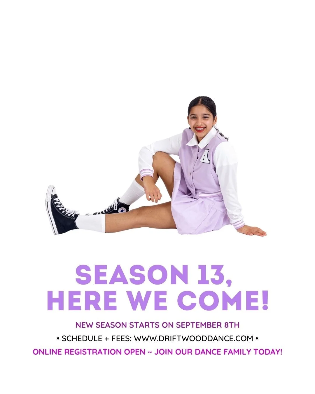 Dance Starts TODAY! 🌈

💻 Check the link in our bio OR visit our website to join us for another memorable season of dance.

😊️ Tip: check out the policies and fees ahead of time, if you have any questions you can contact our office.

💞 We can&rsqu