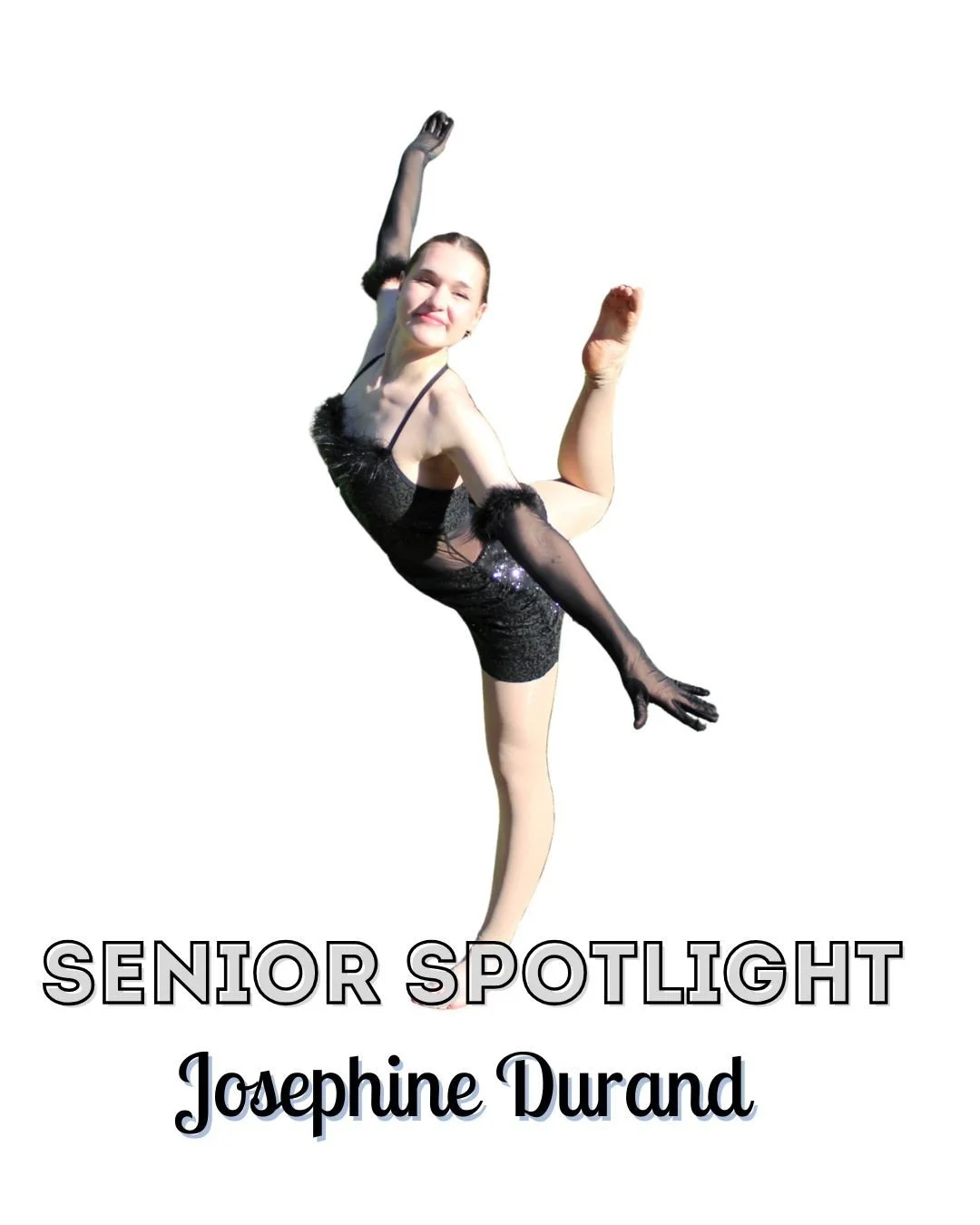 ✨ How long have you danced at DDA?
&bull; I've danced at DDA for 6 years
🩰 What is your favourite style of dance?
&bull; My favourite style of dance is jazz
🎓 What are your plans for after graduation?
&bull; I plan to go to Capilano university for 