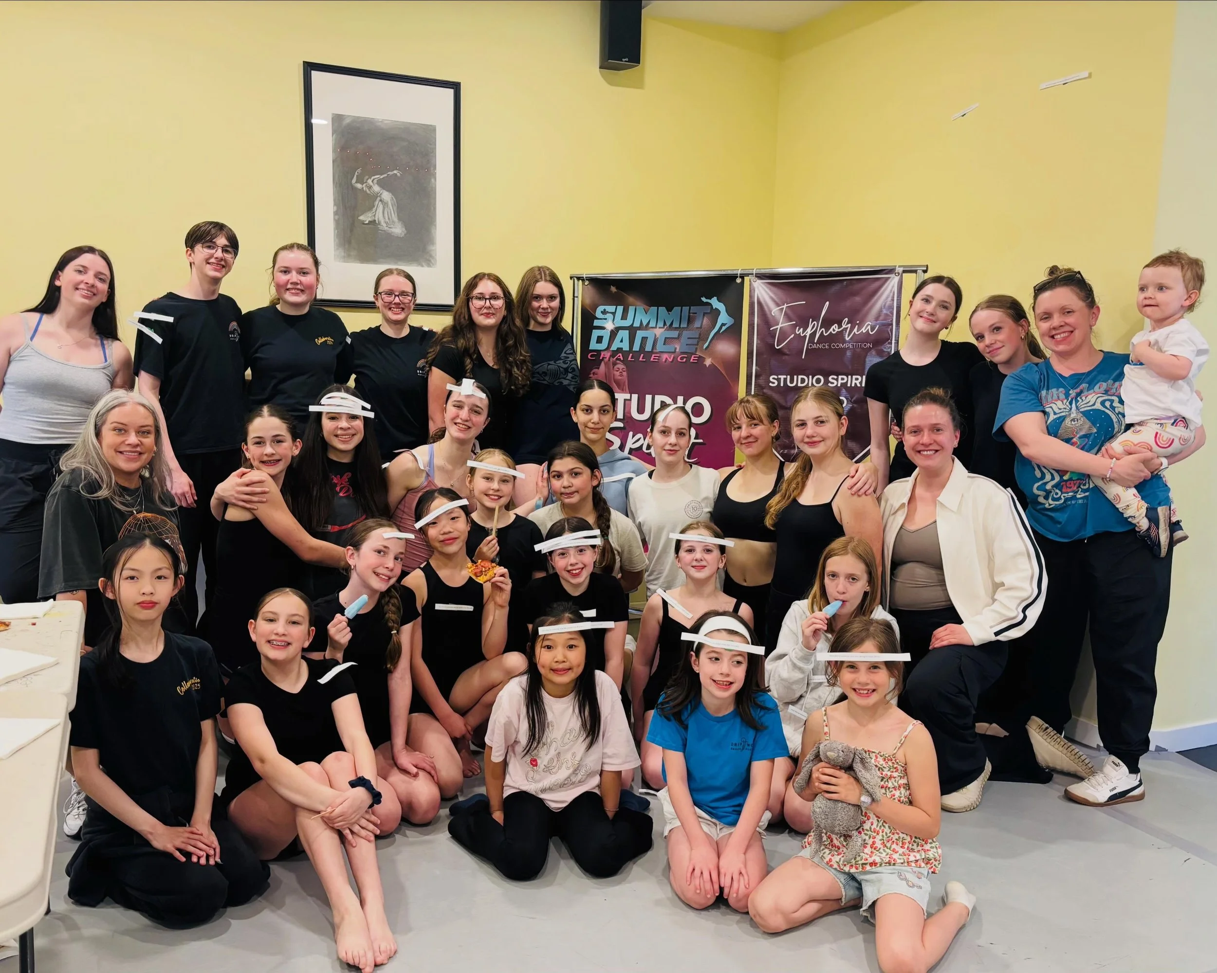 🍕Pizza Party Celebration! So proud of our Performing Company team dancers for earning the *Studio Spirit Award* at two events this season &mdash; a reflection of the kindness, positivity, and heart they bring everywhere they go. Missing many special