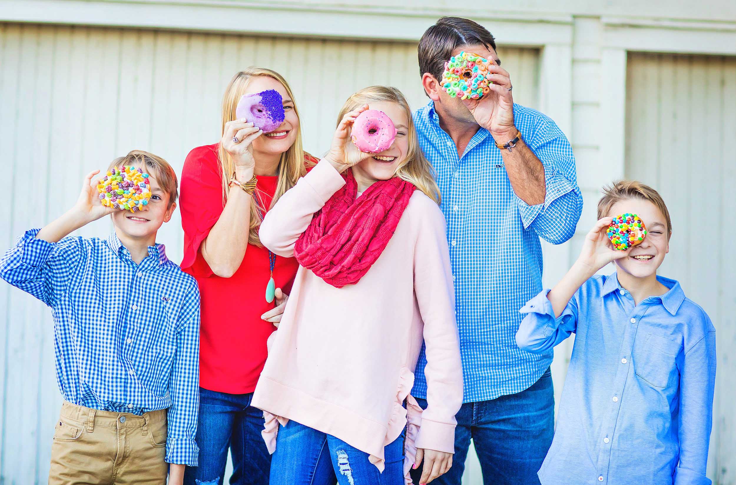  Fun and unique family portrait by spryART photography. 