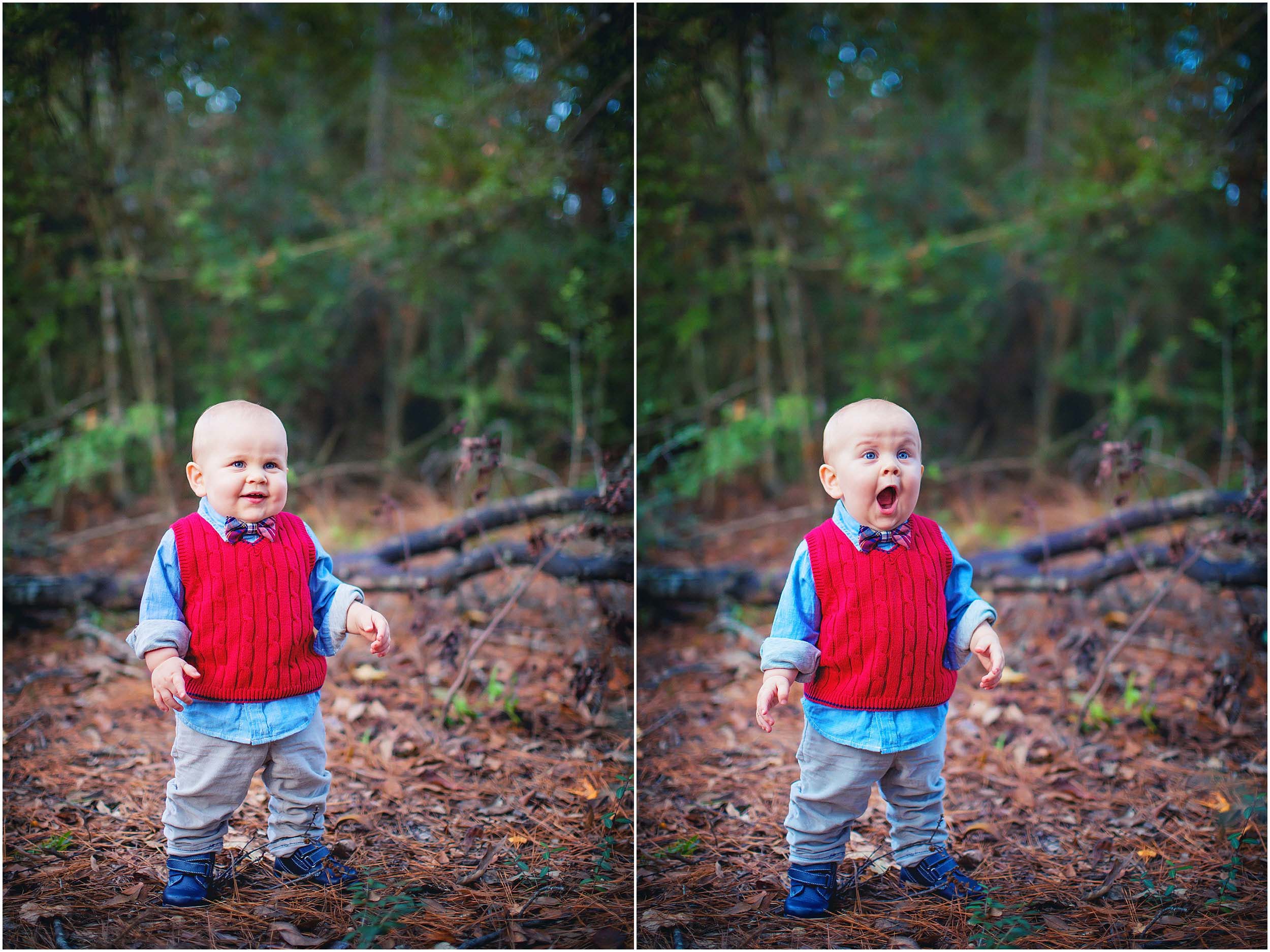  Outdoor portrait of adorable toddler in The Woodlands, Texas by spryART photography. 