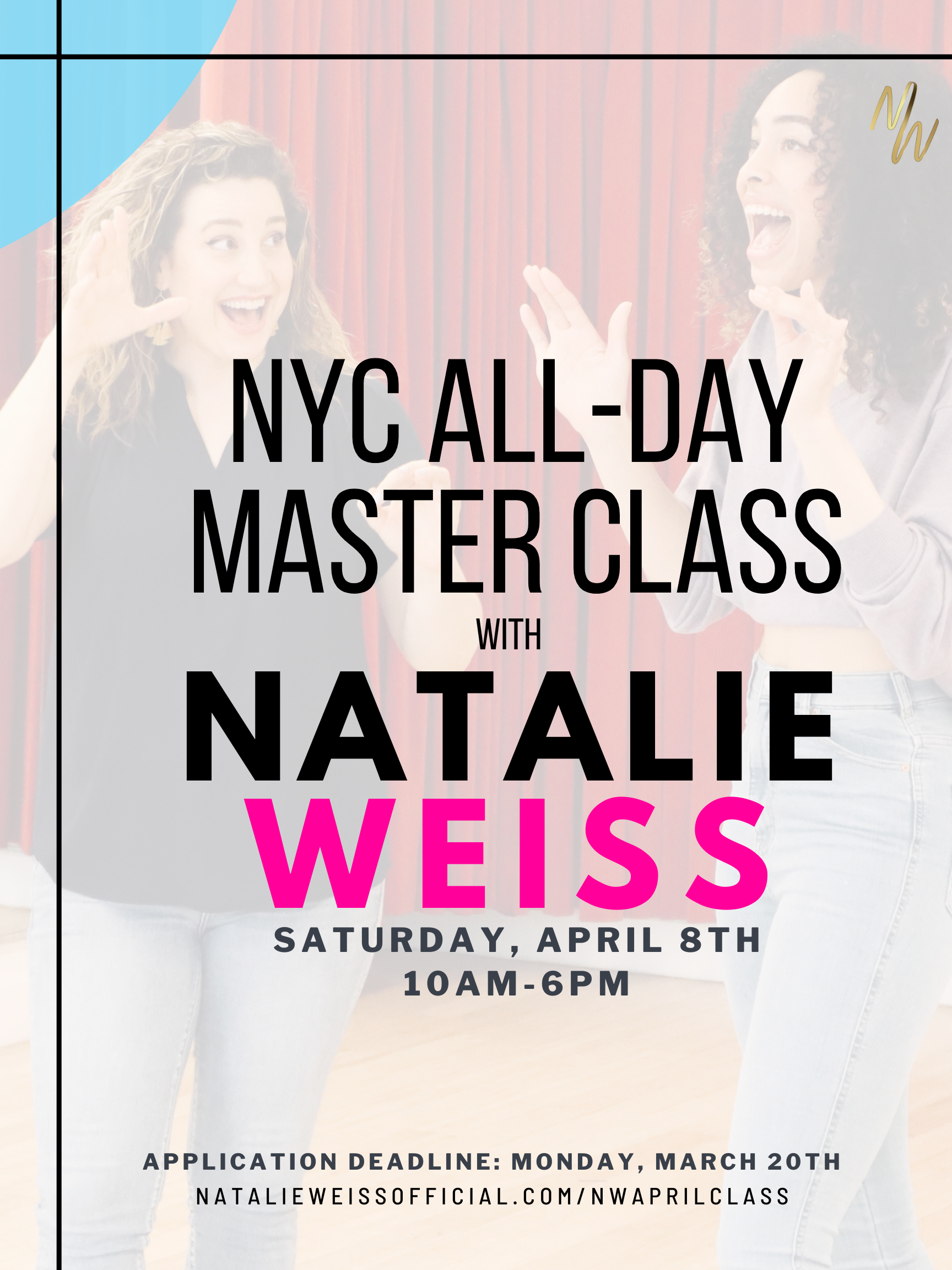 April NYC Master Class!