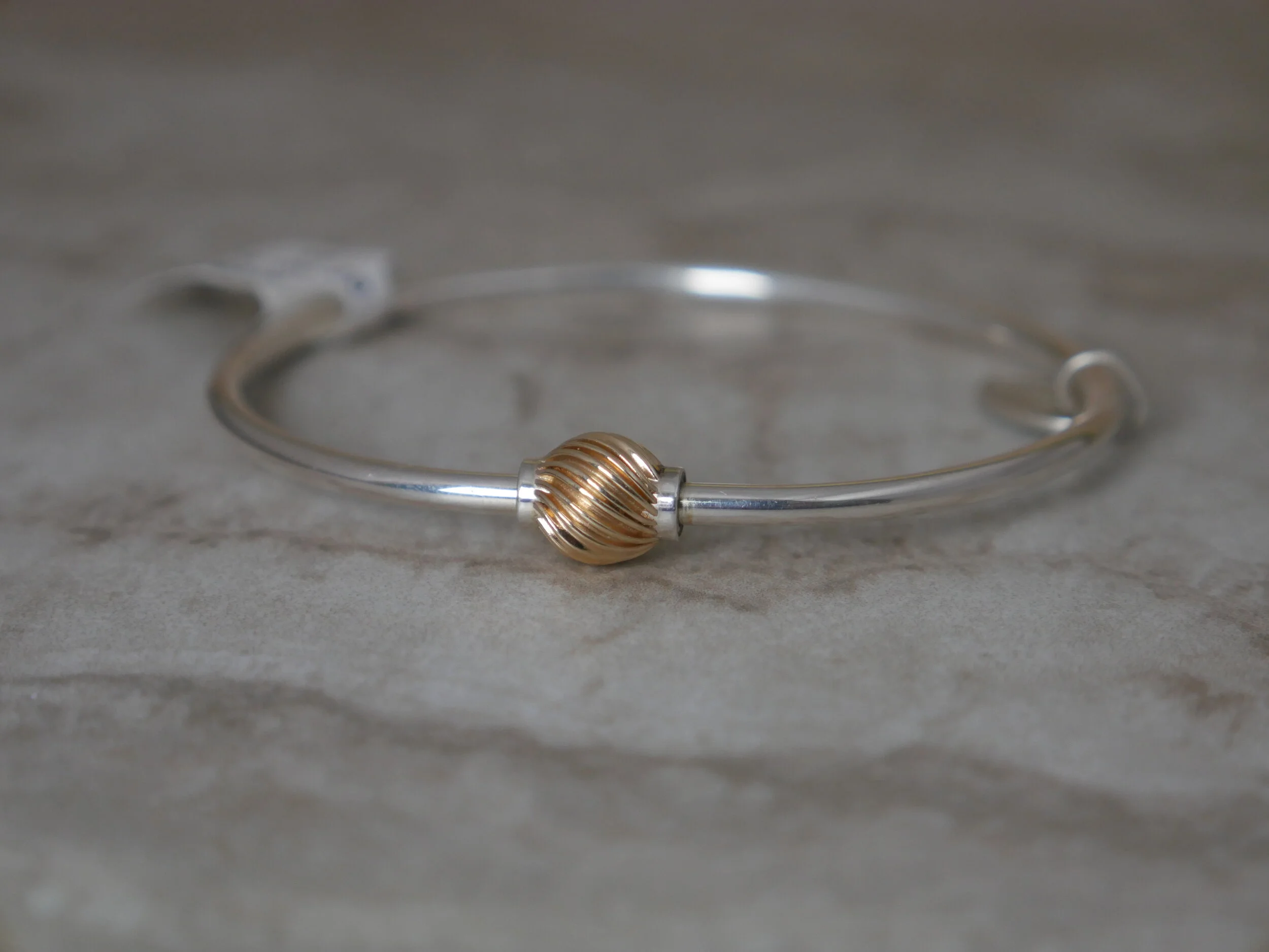 14ky and Sterling Silver Cape Cod Swirl Ball by LeStage