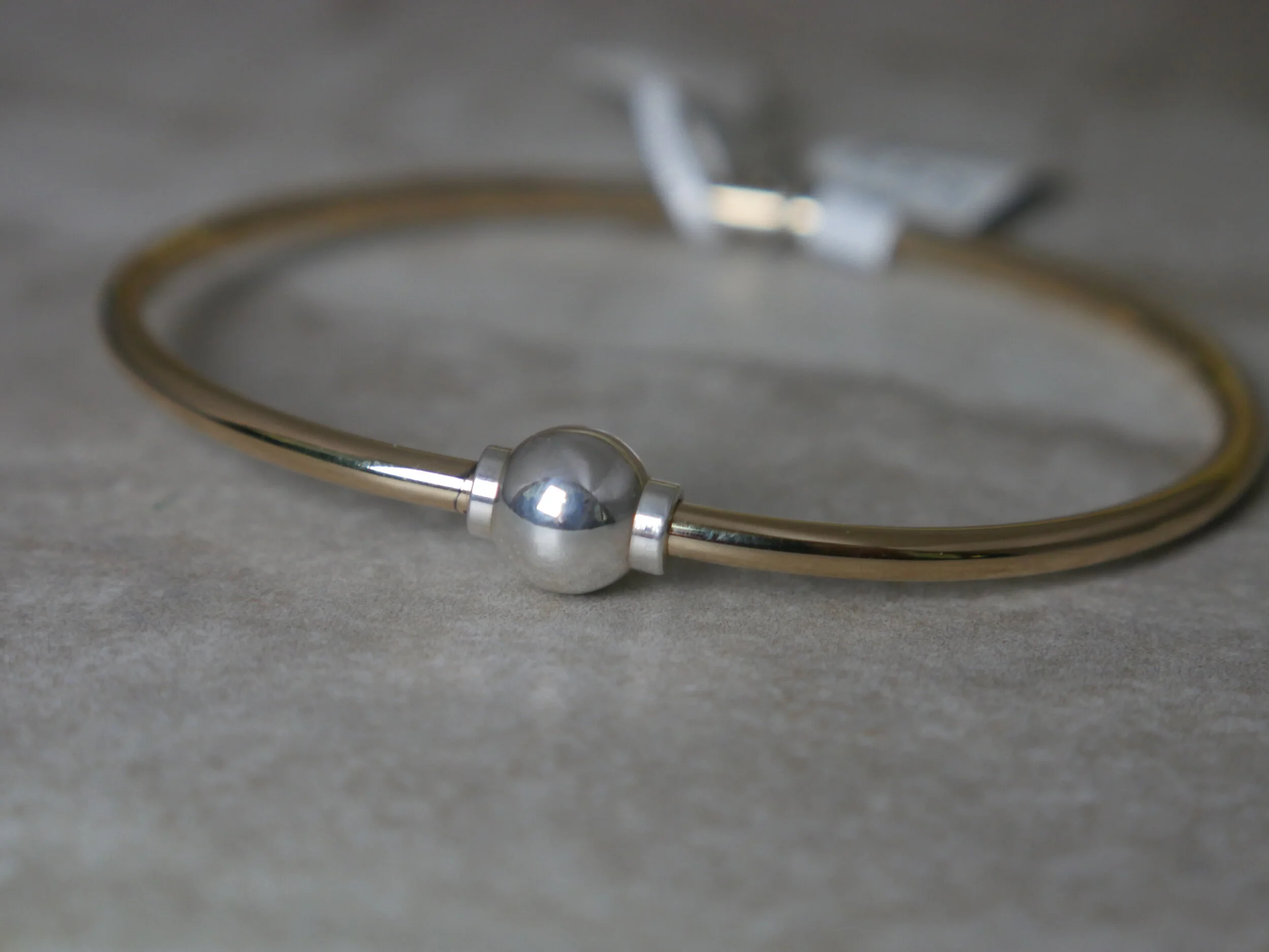 Sterling Silver &amp; 14k Yellow Gold Plated Cape Cod Bracelet by LeStage