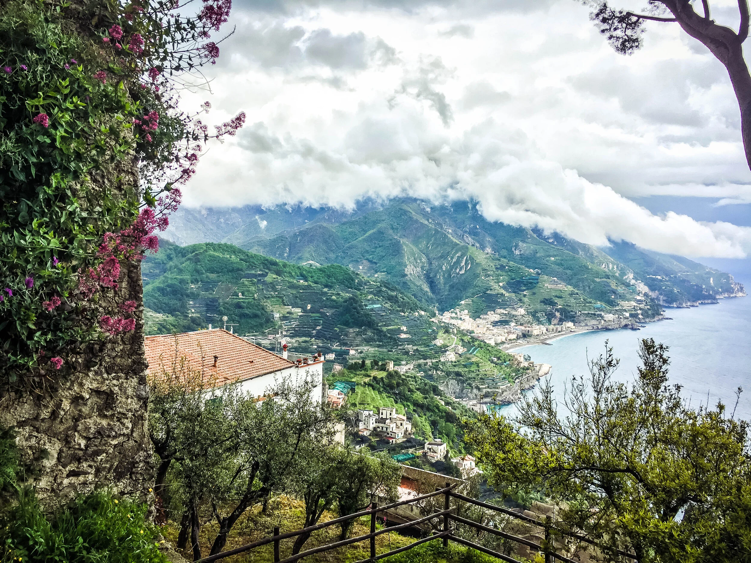 Rainy day in Ravello @ Villa Rufolo | Ravello, Italy Shot on iPhone