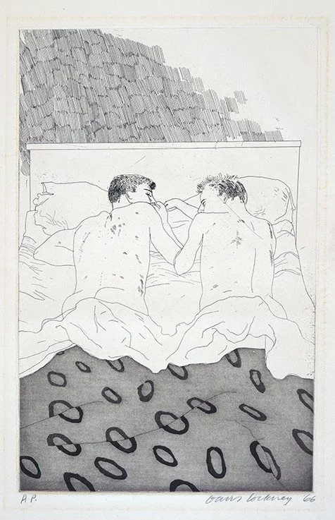 David Hockney, Two Boys Aged 23 or 24, 1966