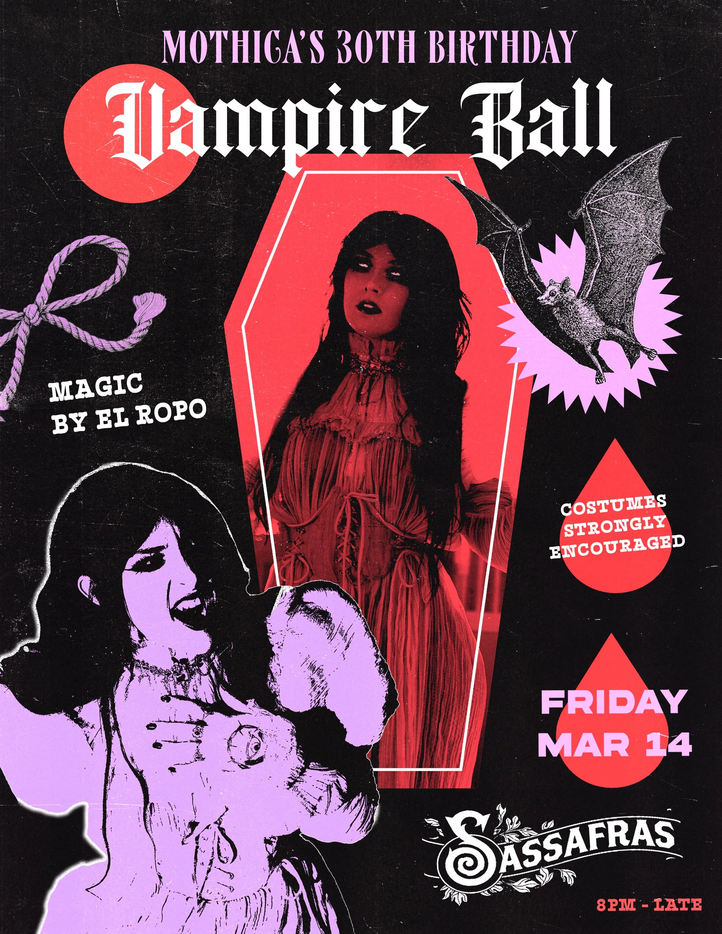Mothica's Vampire Ball: Magic, Themed Cocktails, Food Vendors