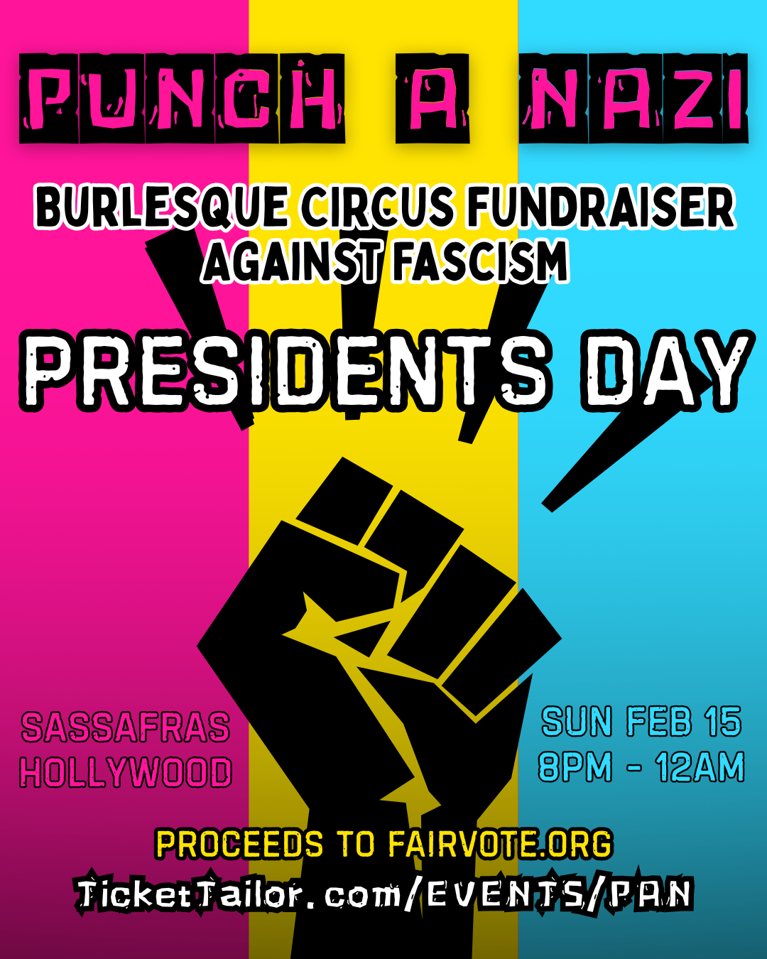 Punch a Nazi: Burlesque, Aerialists, Live Music, Drink Specials