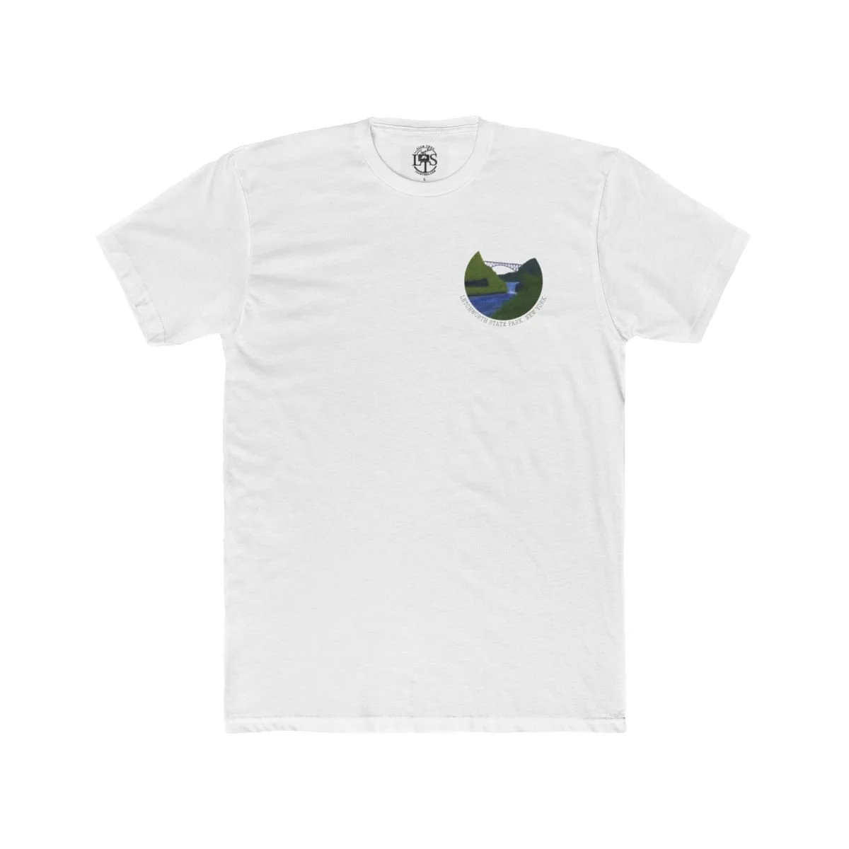 AWalkAlongAHazyLetchworthStatePark-LiamTheoCreative-WhiteTee-Front.jpg
