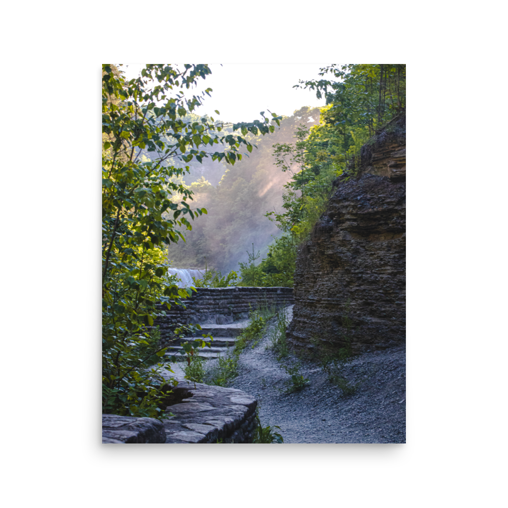 A Walk Along A Hazy Letchworth State Park Photography Print