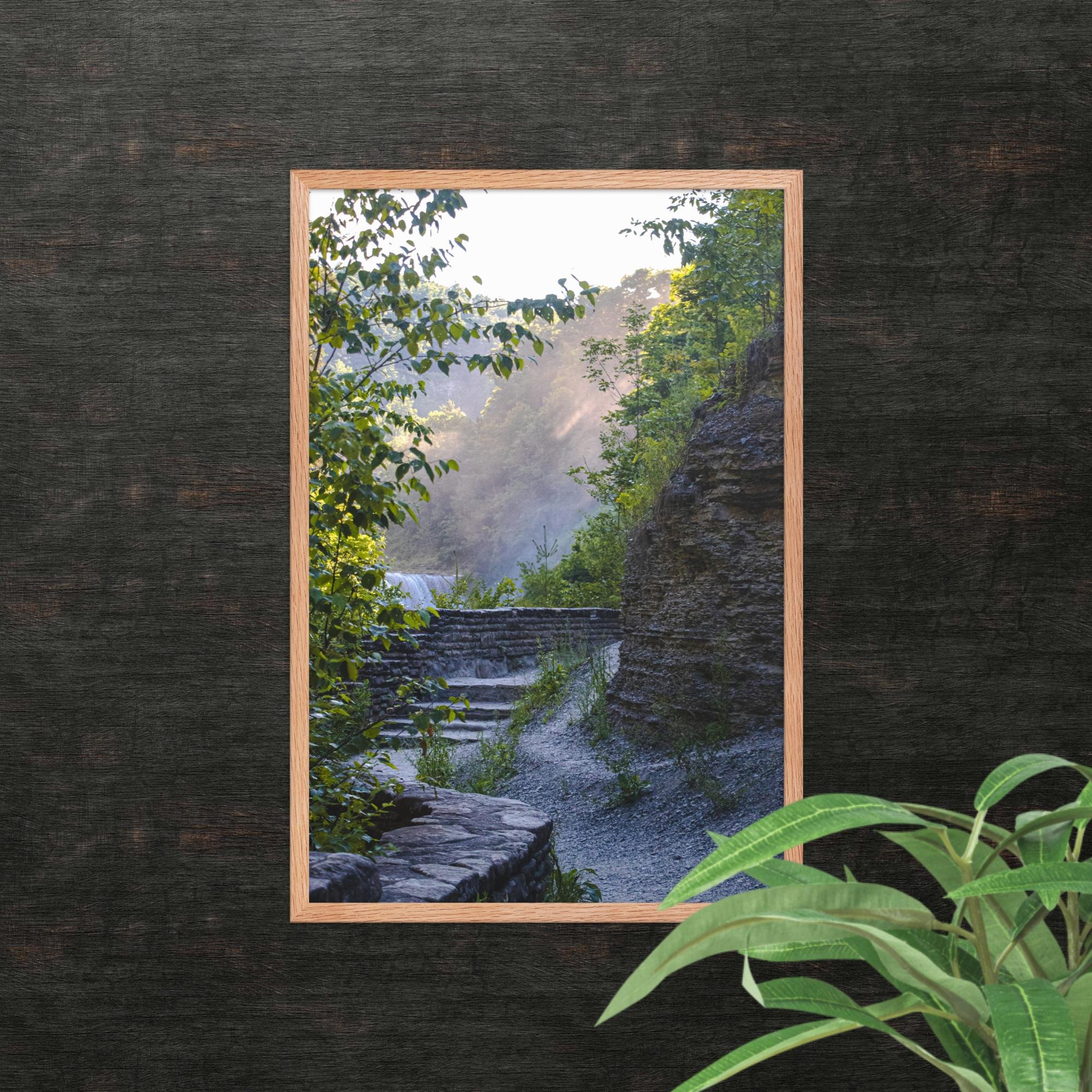 A Walk Along A Hazy Letchworth State Park Photography Print