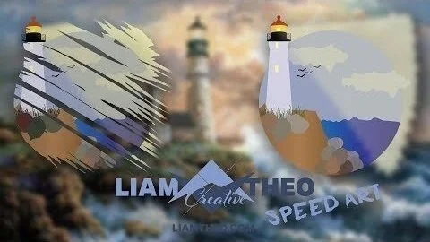 Nautical Themed Design Speed Art (Copy)