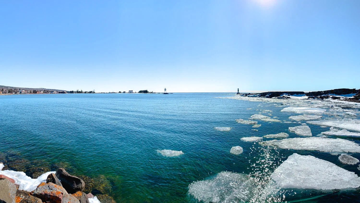 Thawing Lake Superior