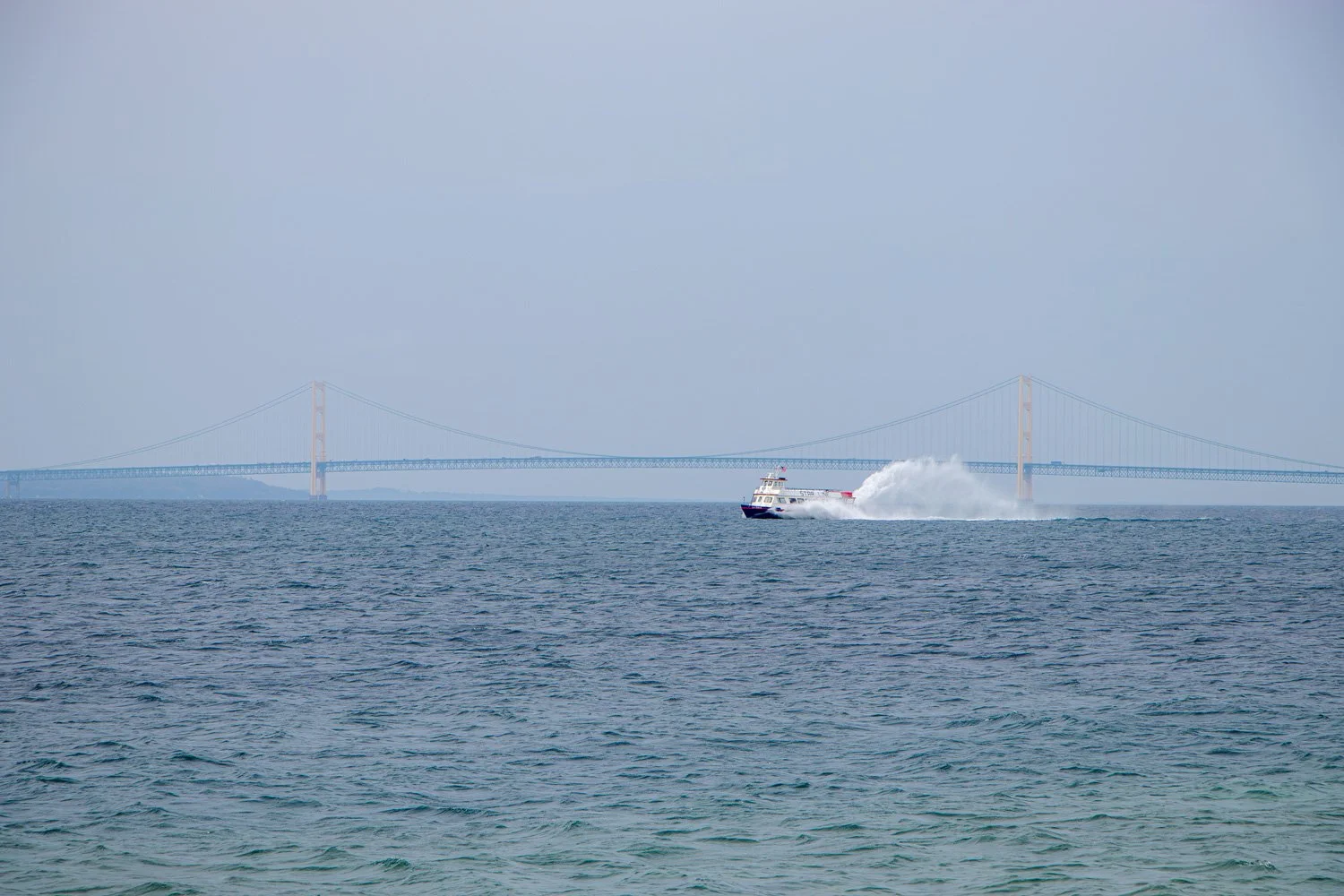Mackinac Ferry and Bridge