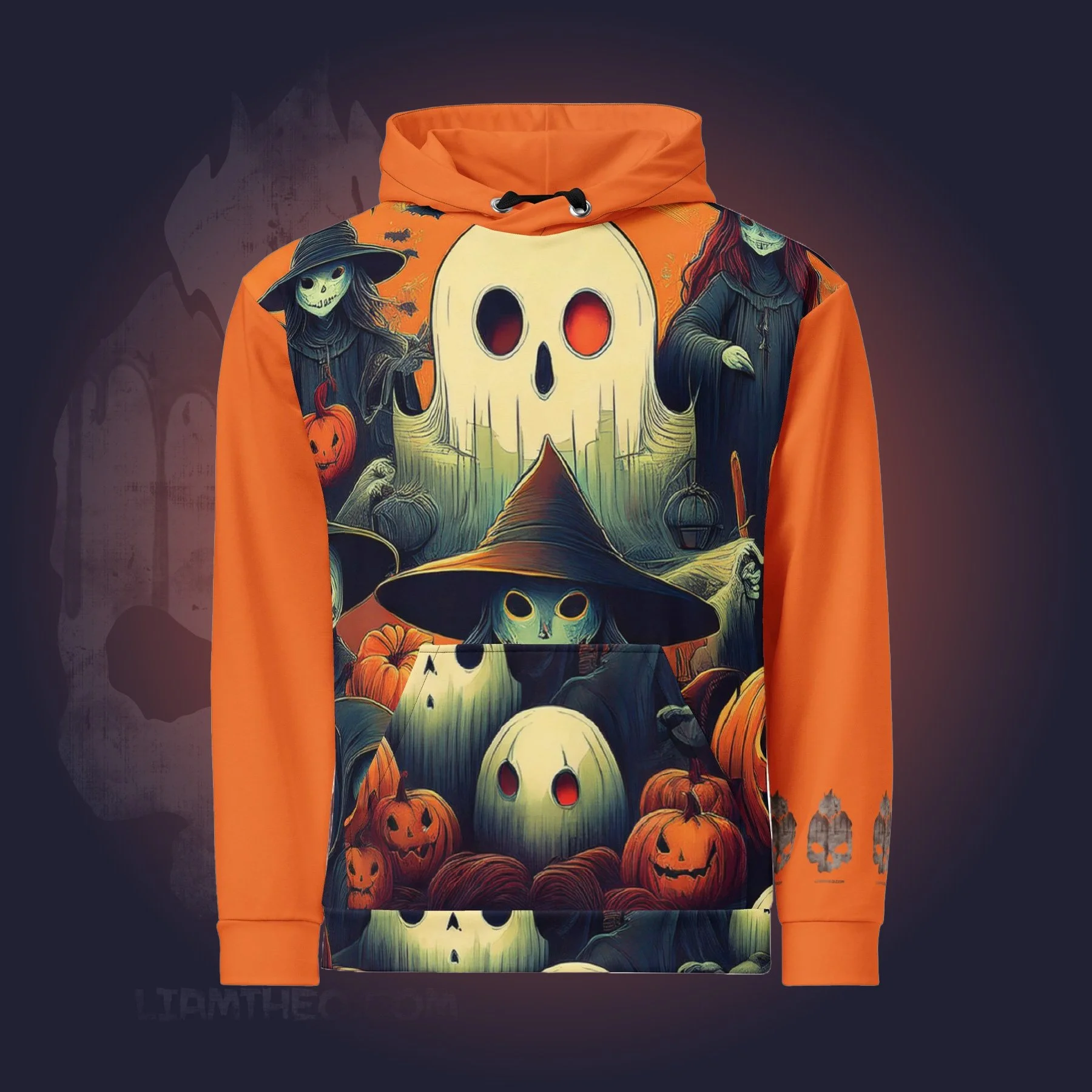 Pumpkins, Ghosts, Witches Hoodie