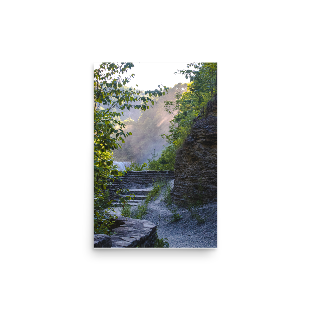 A Walk Along A Hazy Letchworth State Park Photography Print