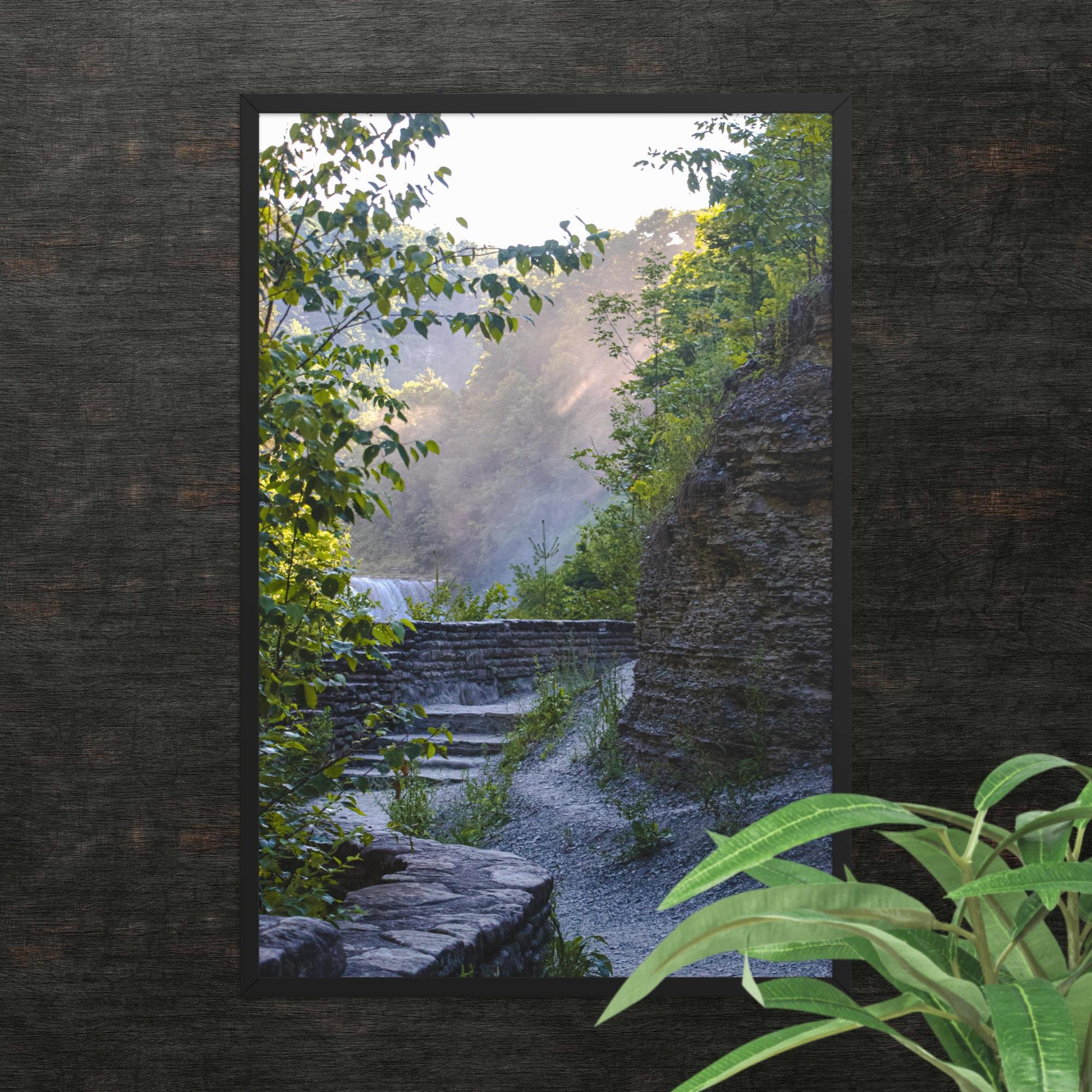A Walk Along A Hazy Letchworth State Park Photography Print