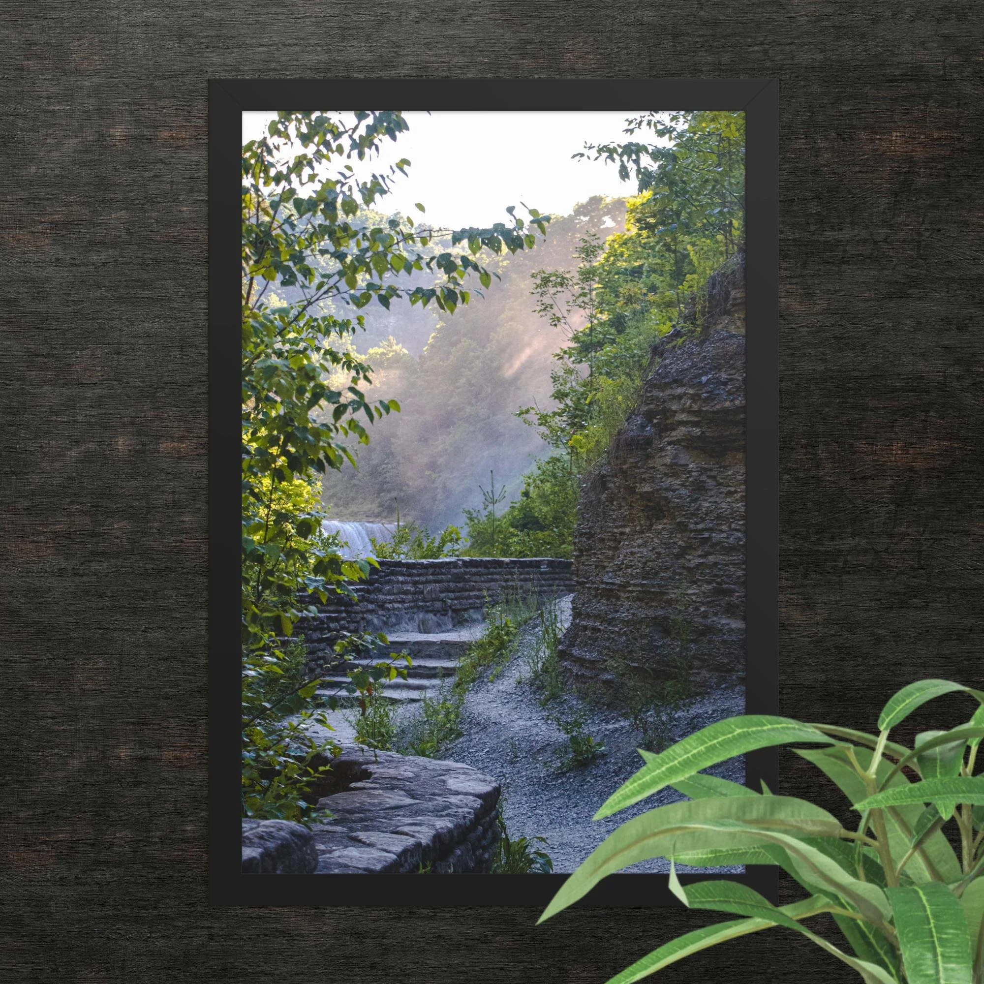 A Walk Along A Hazy Letchworth State Park Photography Print