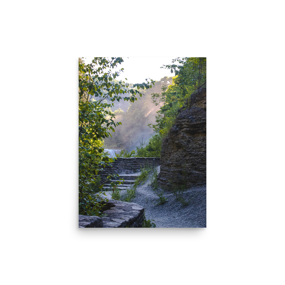 A Walk Along A Hazy Letchworth State Park Photography Print