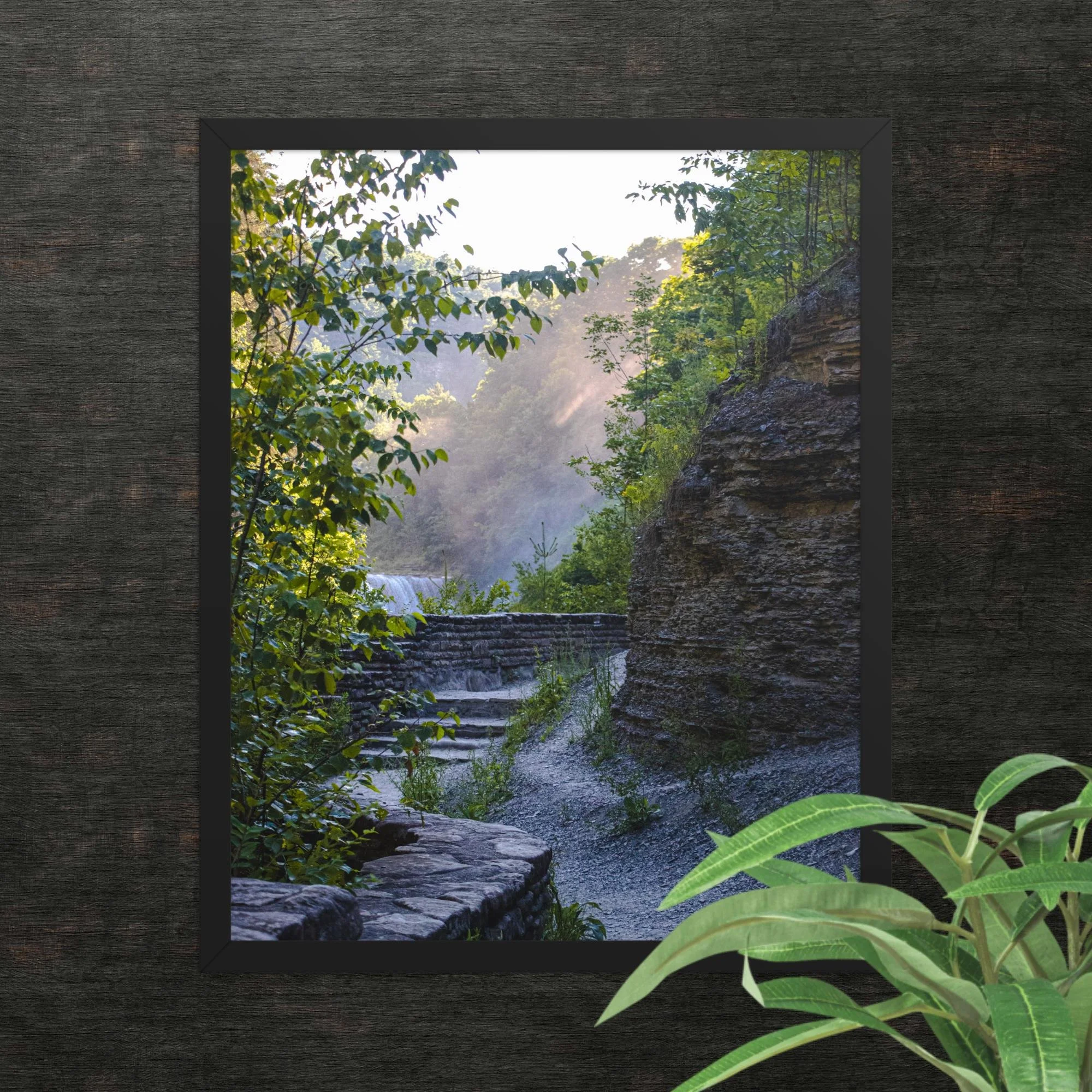 A Walk Along A Hazy Letchworth State Park Photography Print