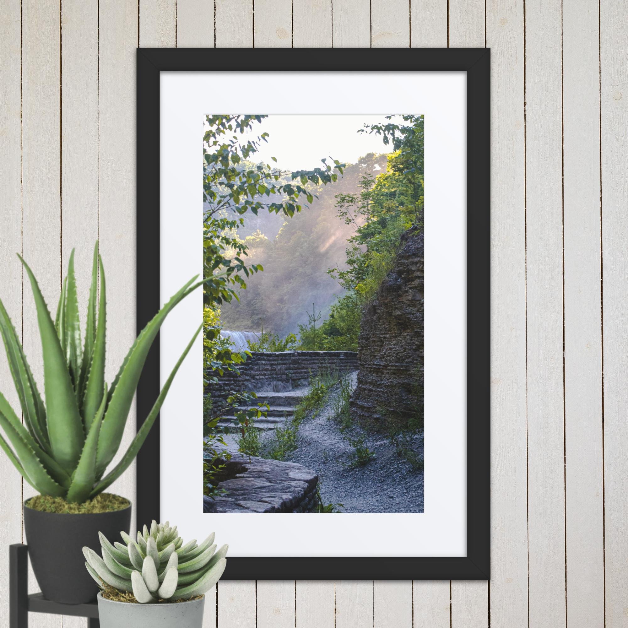 A Walk Along A Hazy Letchworth State Park Photography Print