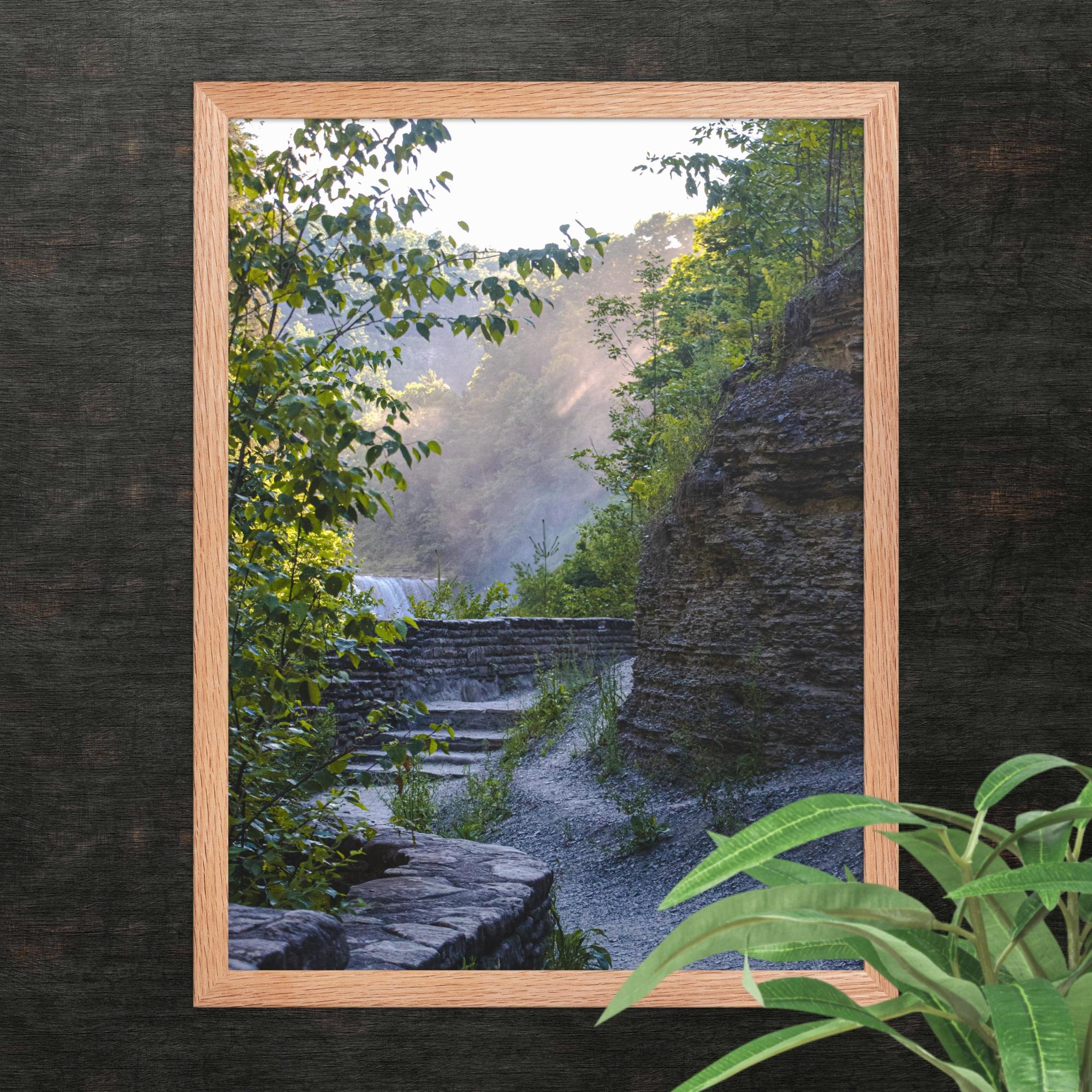 A Walk Along A Hazy Letchworth State Park Photography Print