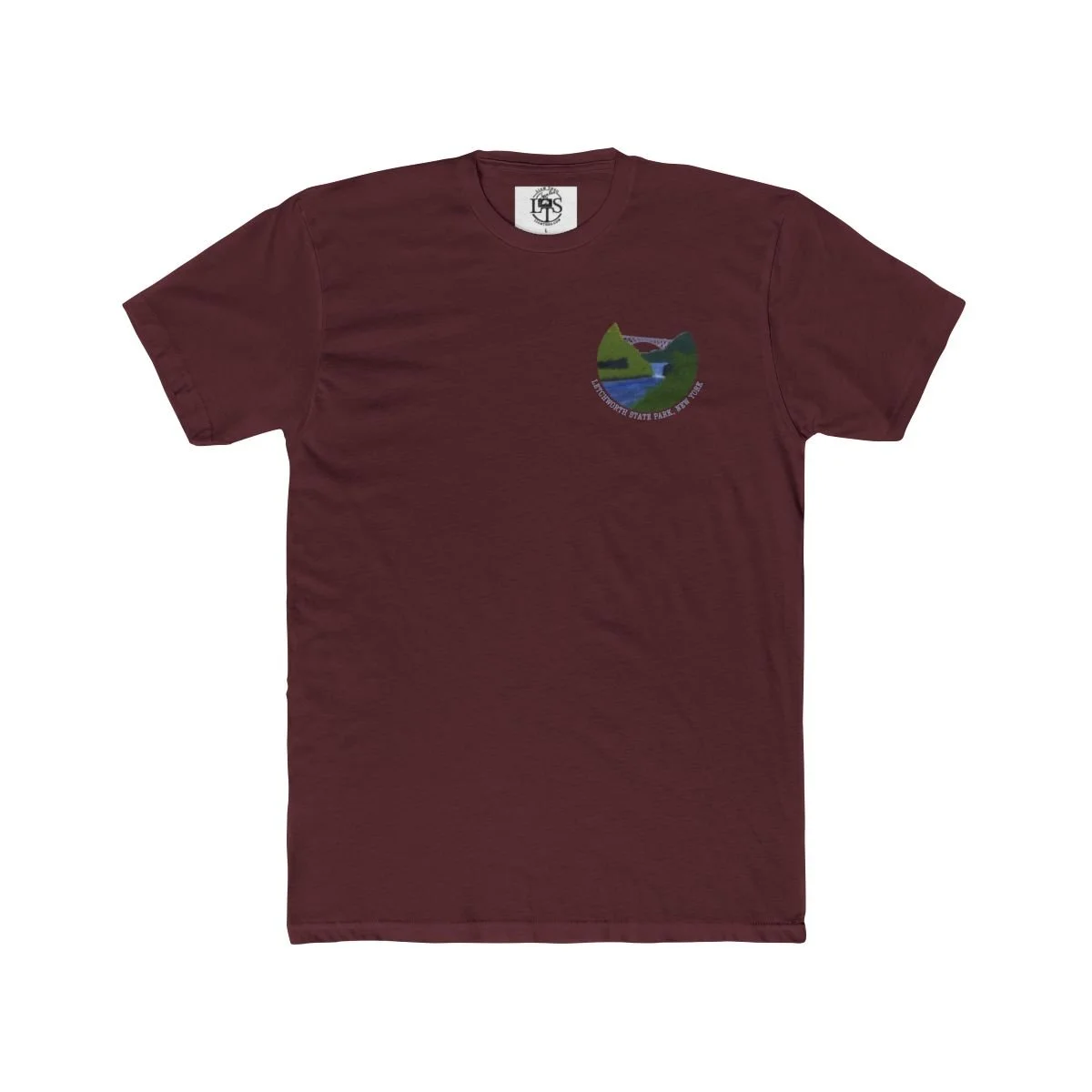 AWalkAlongAHazyLetchworthStatePark-LiamTheoCreative-MaroonTee-Front.jpg
