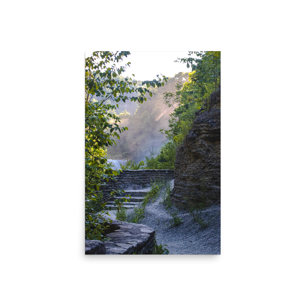 A Walk Along A Hazy Letchworth State Park Photography Print