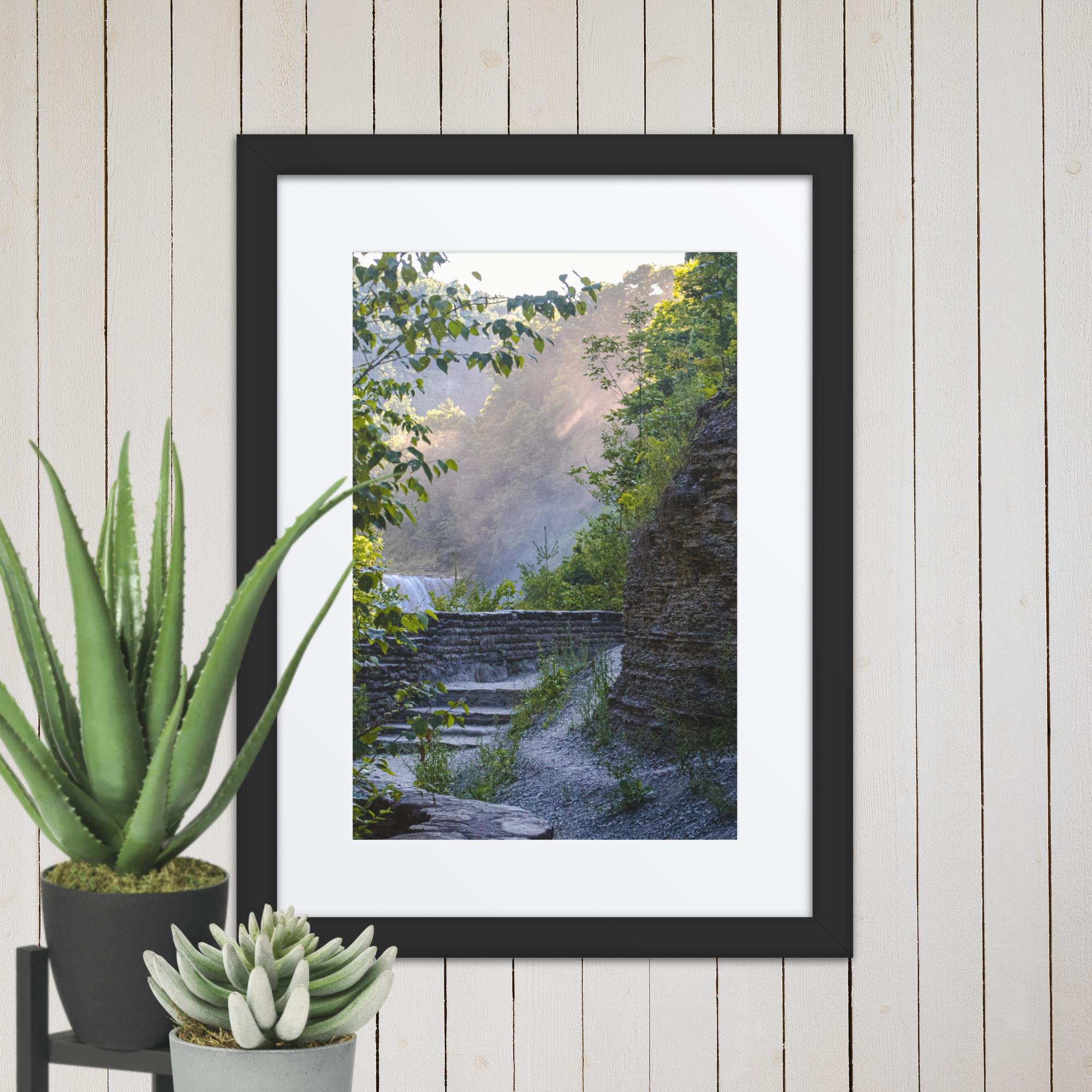 A Walk Along A Hazy Letchworth State Park Photography Print