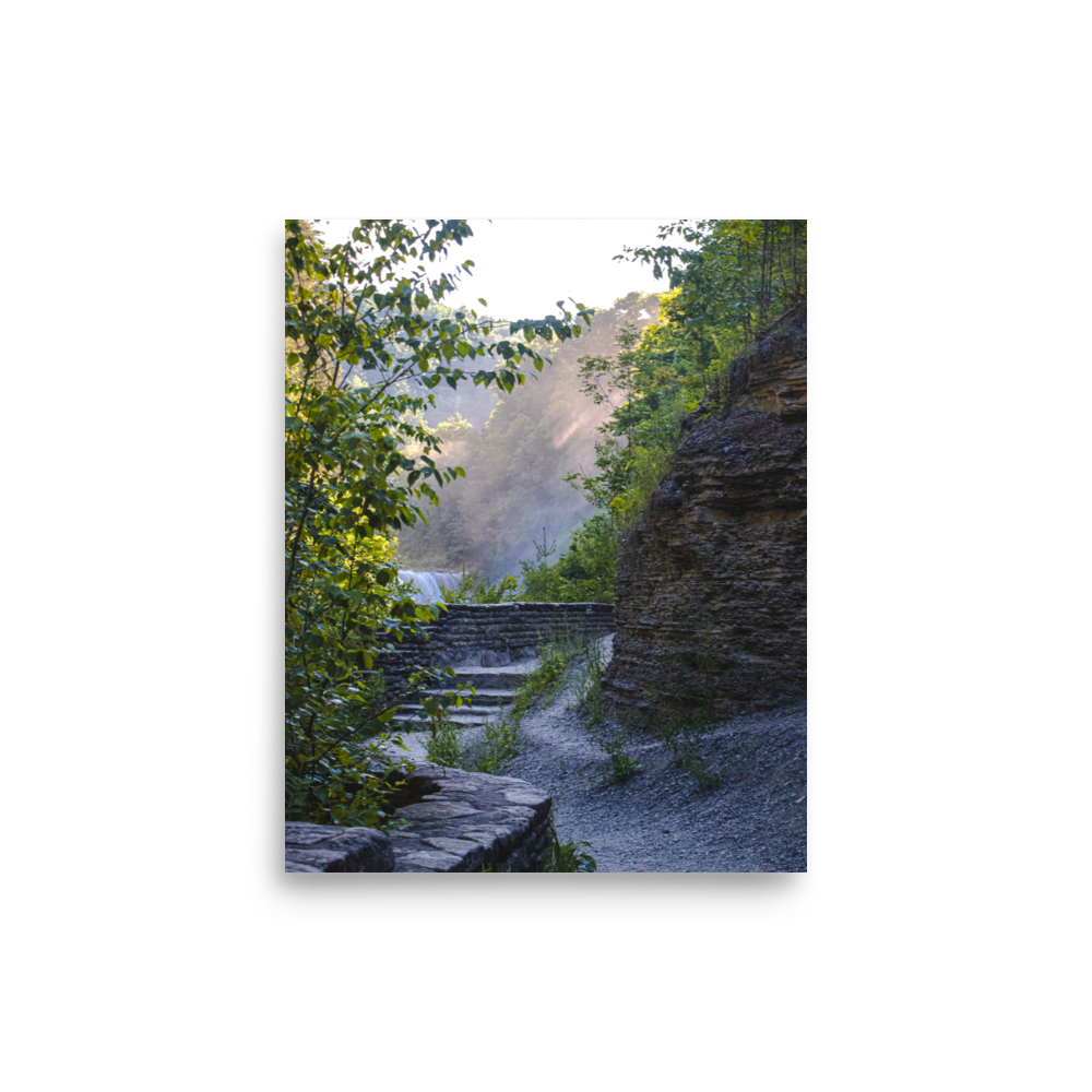 A Walk Along A Hazy Letchworth State Park Photography Print
