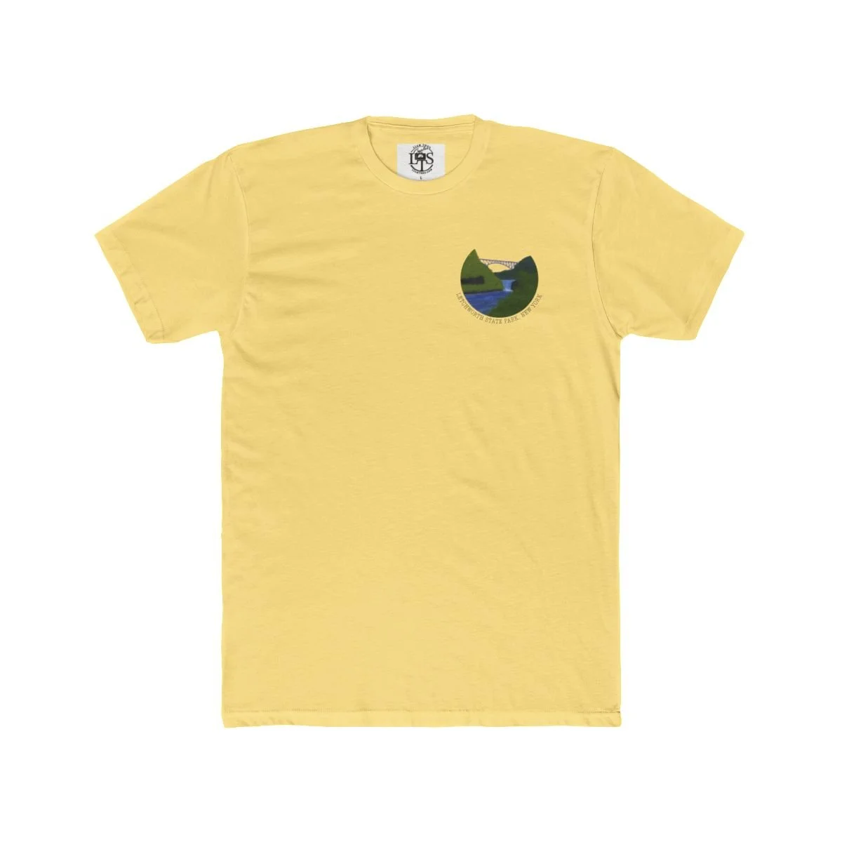 AWalkAlongAHazyLetchworthStatePark-LiamTheoCreative-BananaCreamTee-Front.jpg