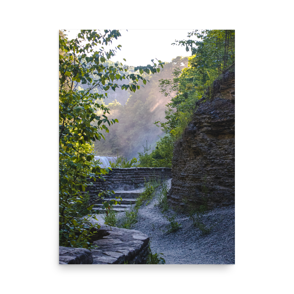 A Walk Along A Hazy Letchworth State Park Photography Print