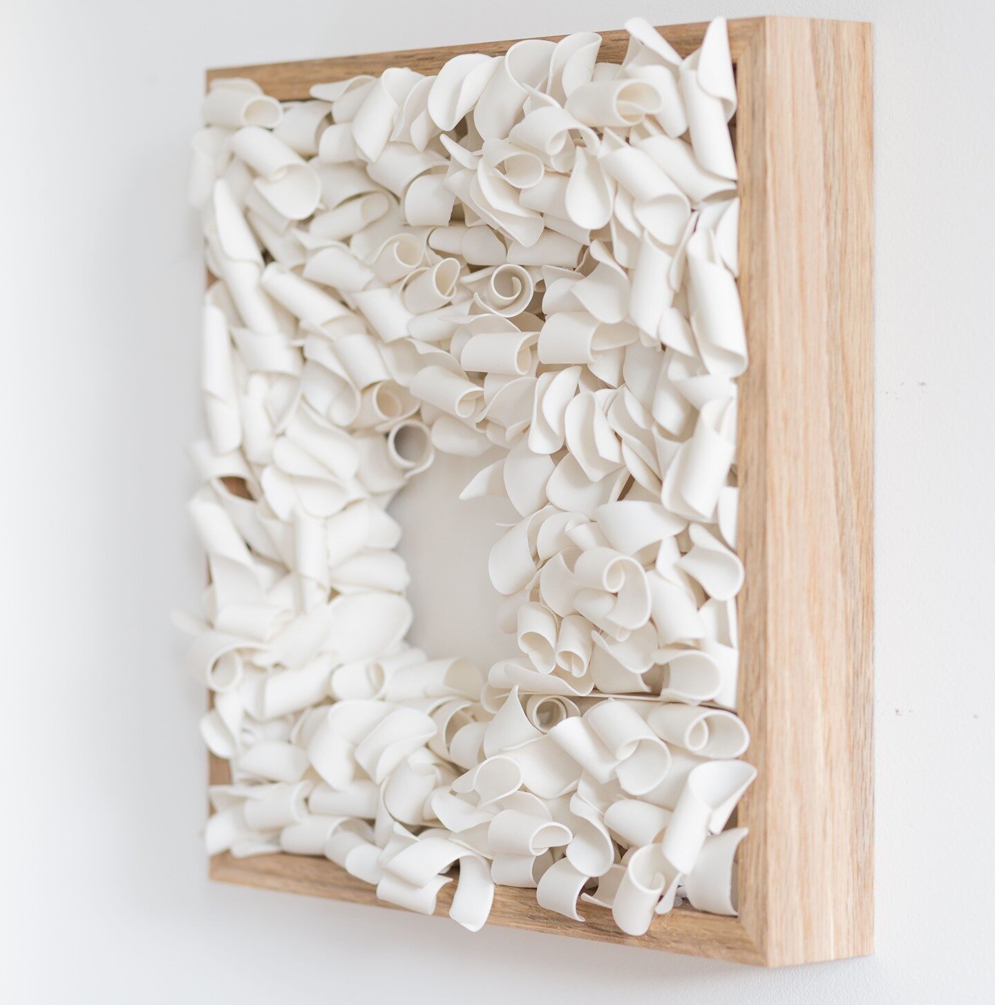 &lsquo;Accumulated memories&rsquo; in oak frame 30/30cm⁣
Also called &lsquo;from the rumble I rise&hellip;&rsquo; developed during the quarantine, exploring the threshold and a passage to an elusive other dimension.⁣
I am very exited to be exploring 