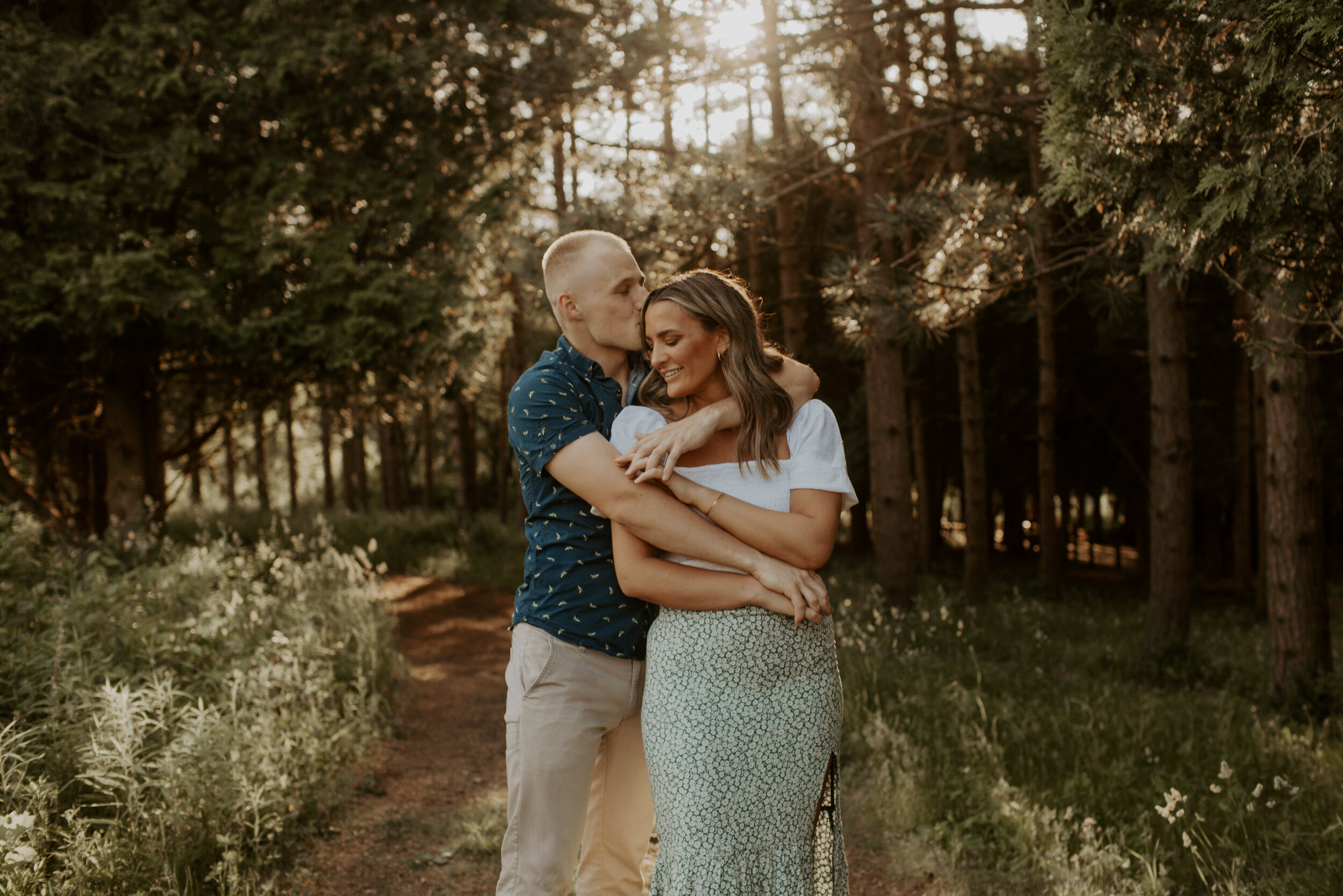 Golden Hour Couple's Session in Waukesha, WI| Sam + Evan