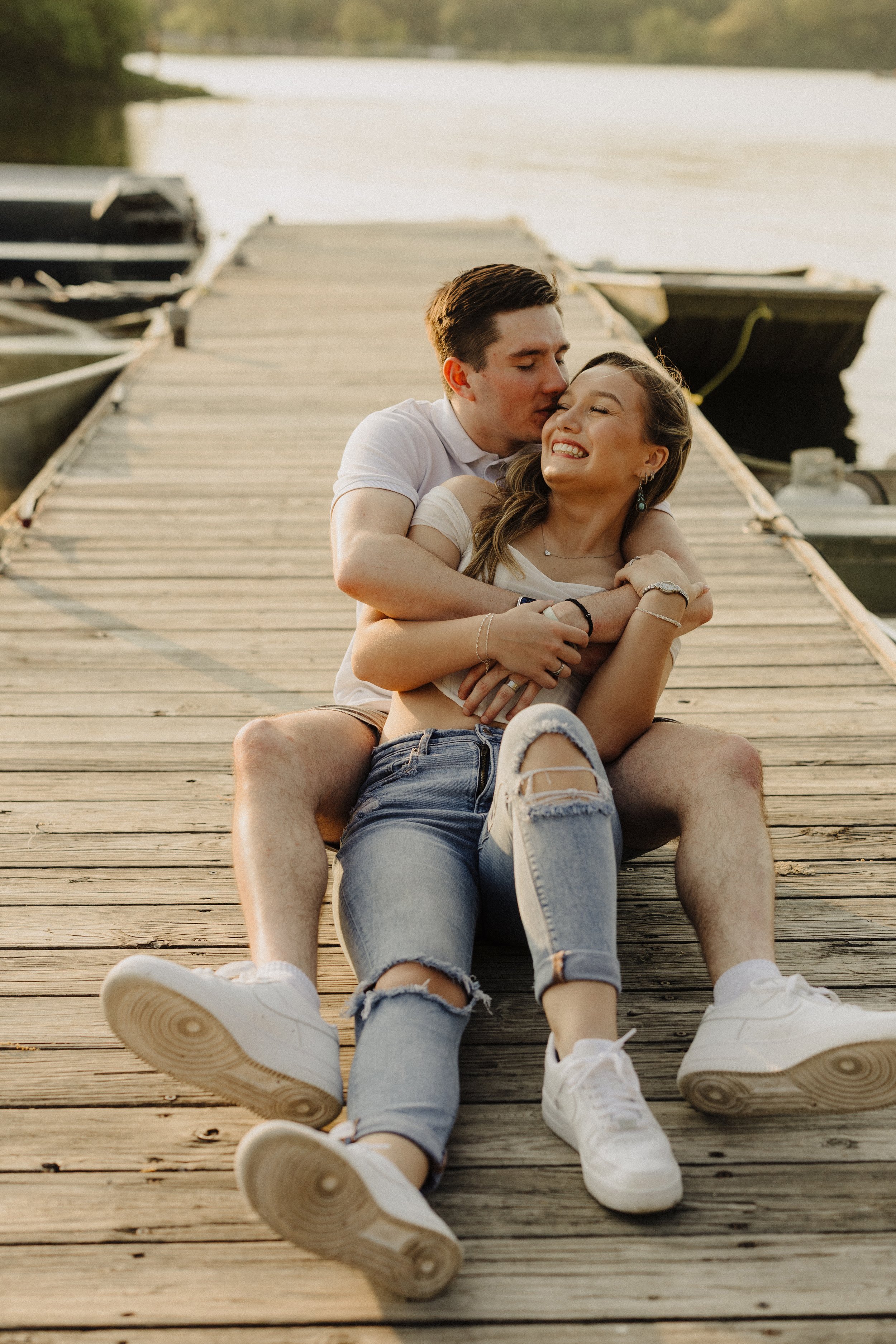 Rock Cut Summer Engagement Session in Caledonia, Illinois