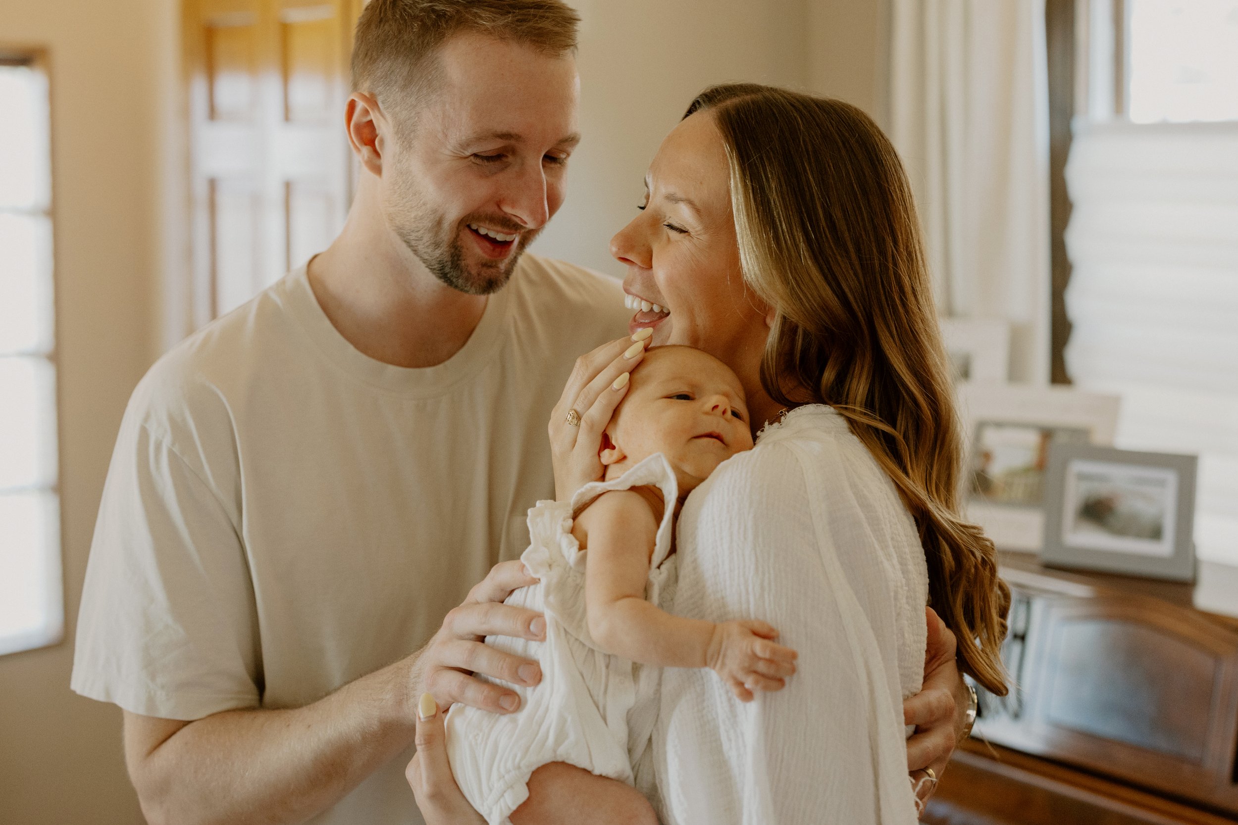 Welcoming Baby June Home | In-Home Family Session