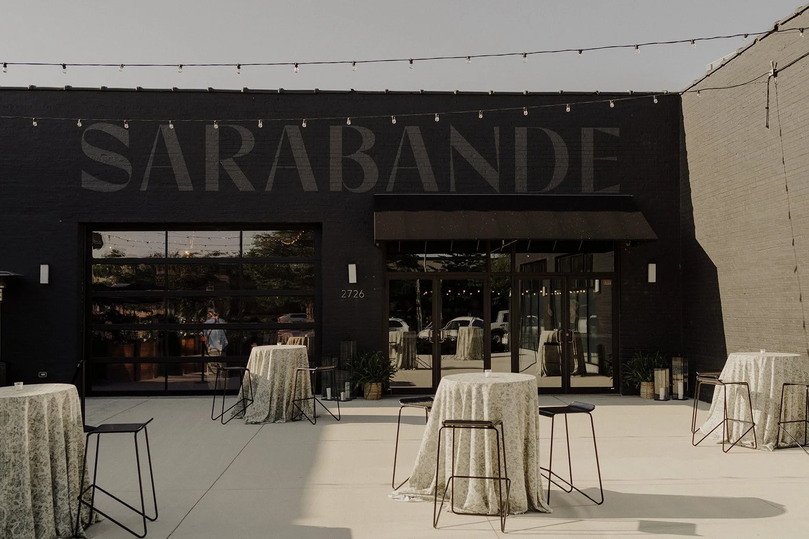 The Sarabande, a Chicago IL wedding venue, is photographed from the exterior