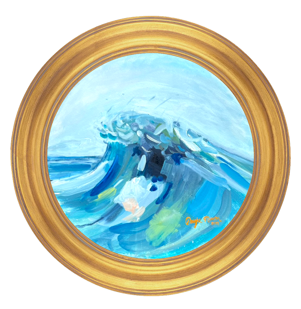 Wave Series Continued - Original Oil Painting by Dougie Mann