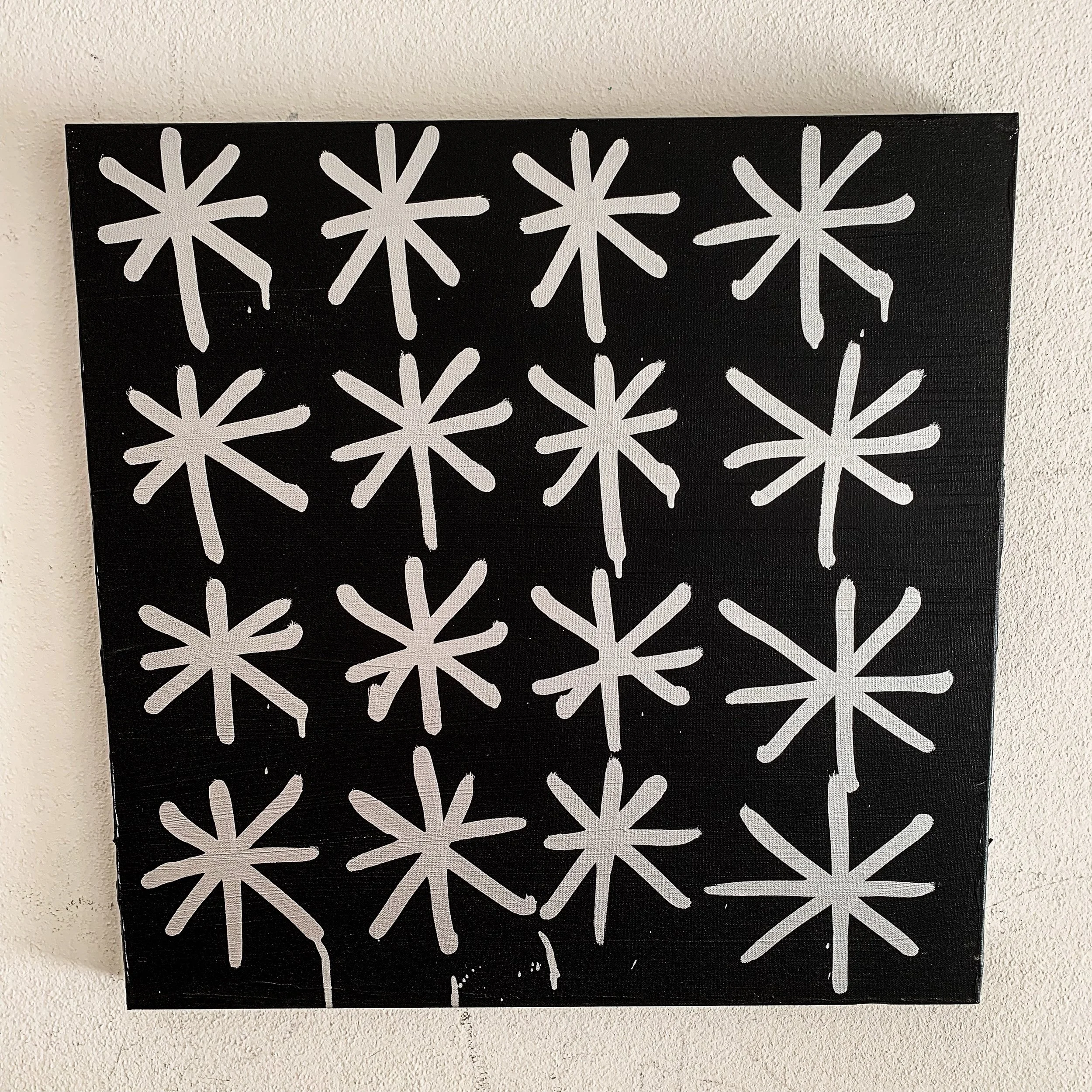 2019 - 24x24 - krink/acrylic on canvas